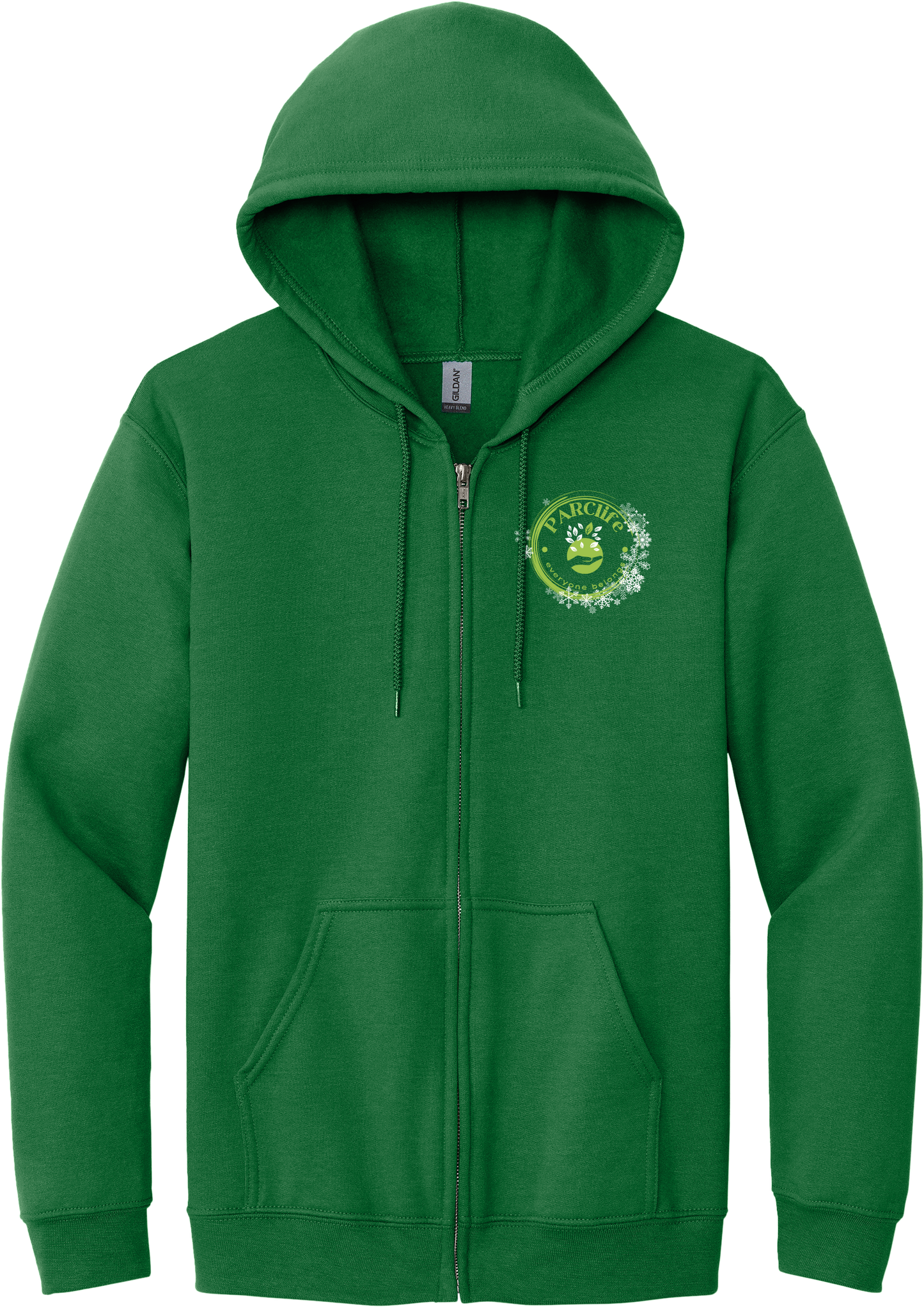 Green PARClife Winter Full Zip Hoodie -  18600