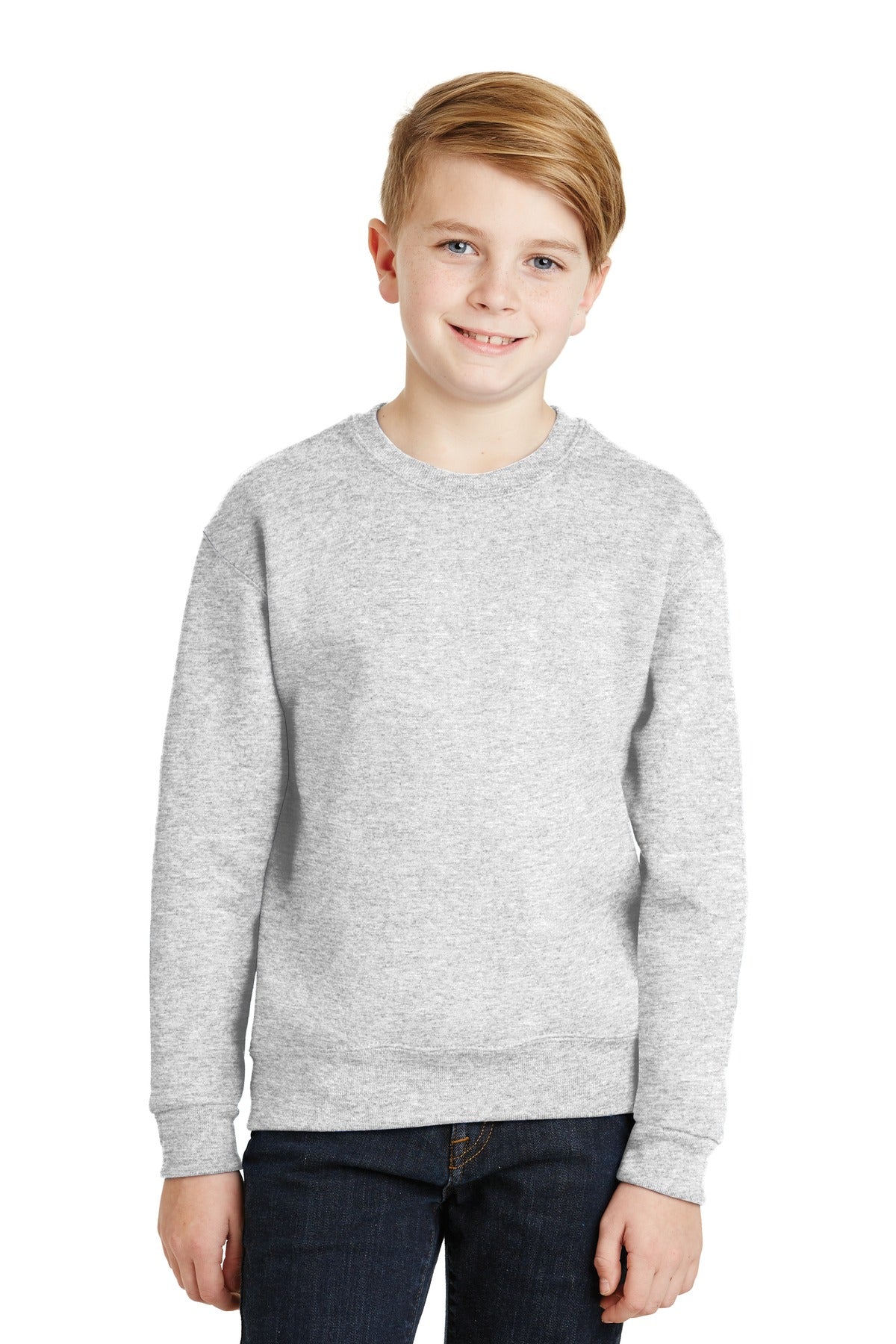 Jerzees   - Youth NuBlend   Crewneck Sweatshirt.  562B