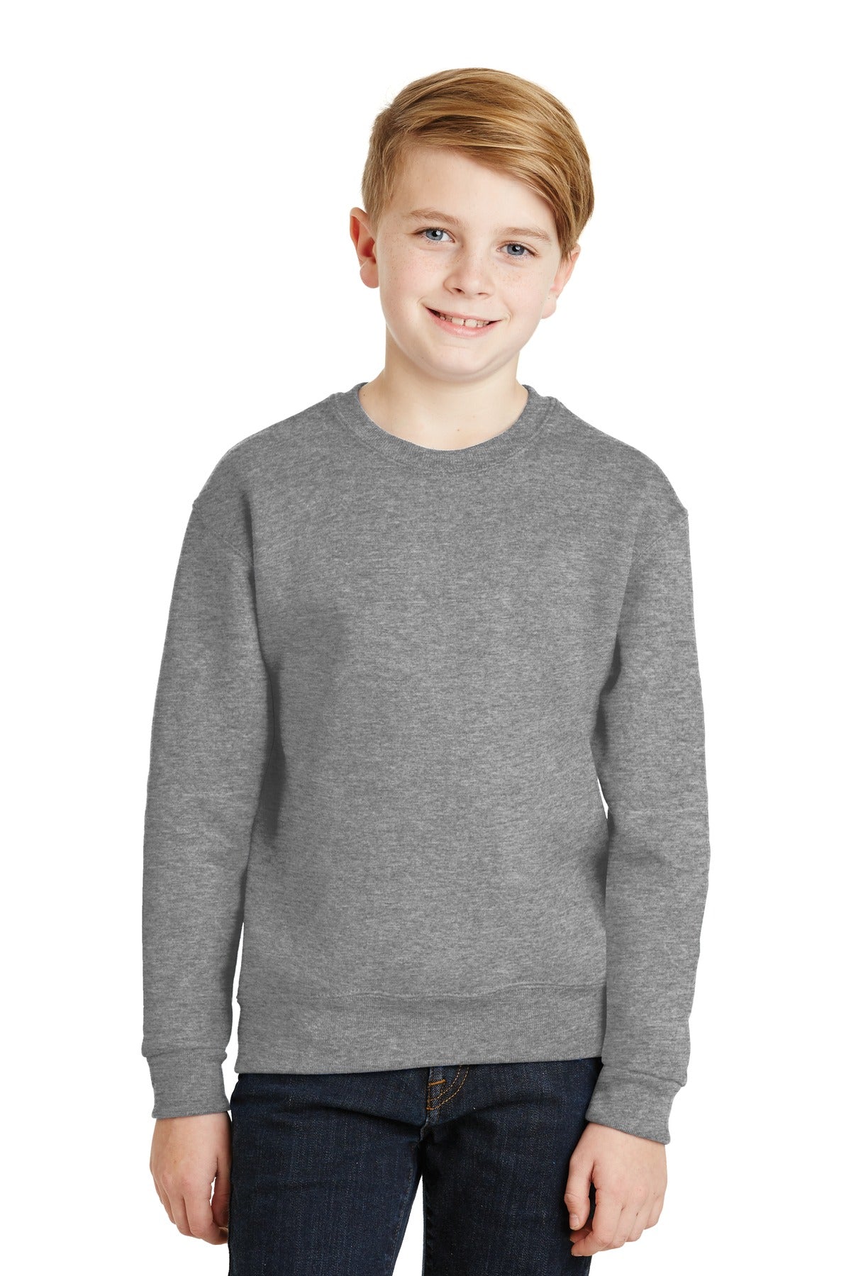 Jerzees   - Youth NuBlend   Crewneck Sweatshirt.  562B