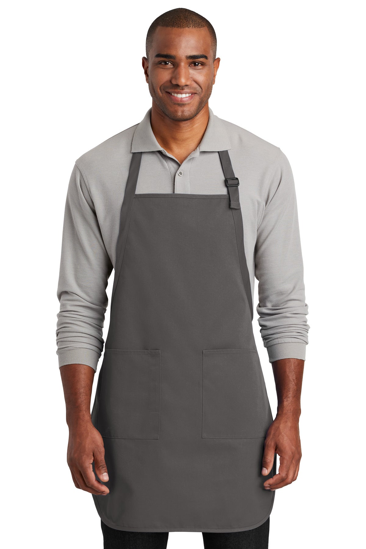 Port Authority    Full-Length Two-Pocket Bib Apron. A600