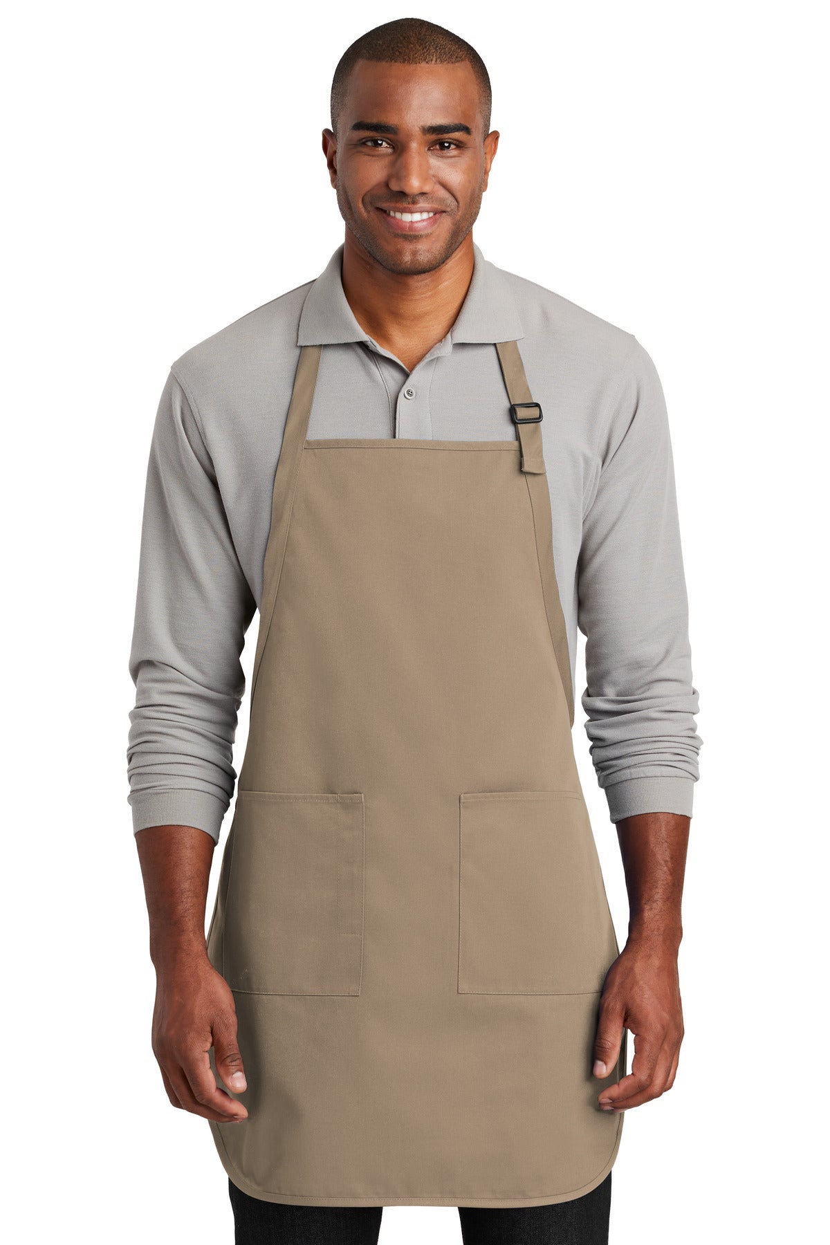 Port Authority    Full-Length Two-Pocket Bib Apron. A600