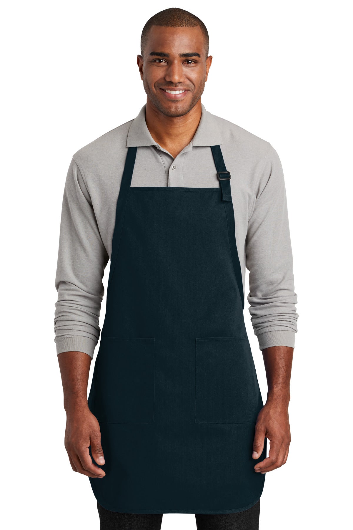 Port Authority    Full-Length Two-Pocket Bib Apron. A600