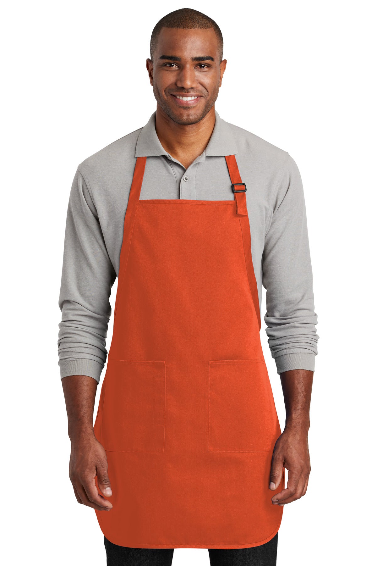 Port Authority    Full-Length Two-Pocket Bib Apron. A600