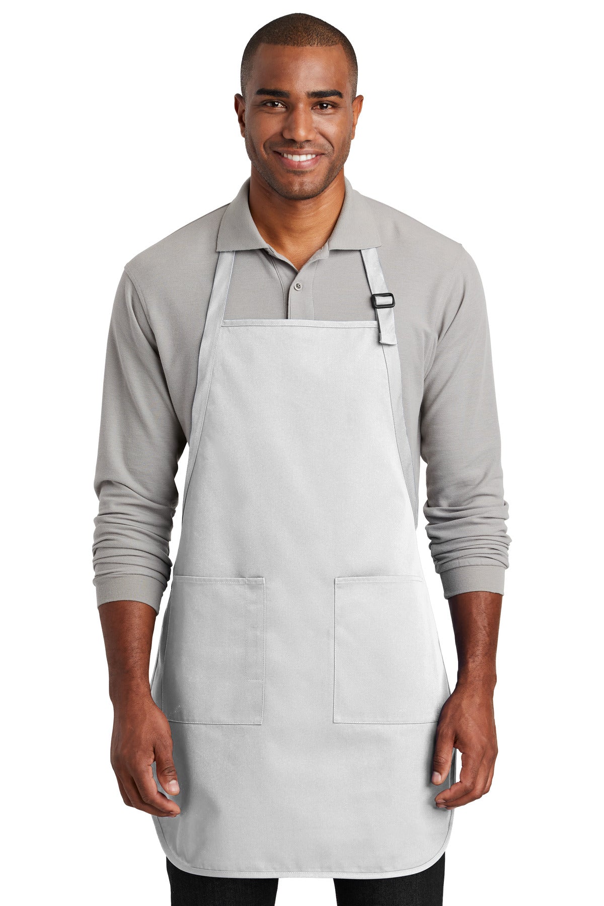 Port Authority    Full-Length Two-Pocket Bib Apron. A600