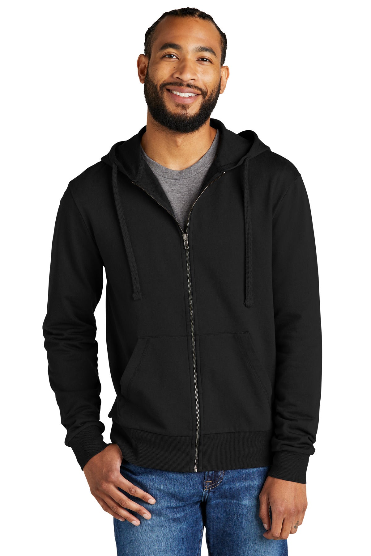 Allmade   Unisex Organic French Terry Full-Zip Hoodie AL4002