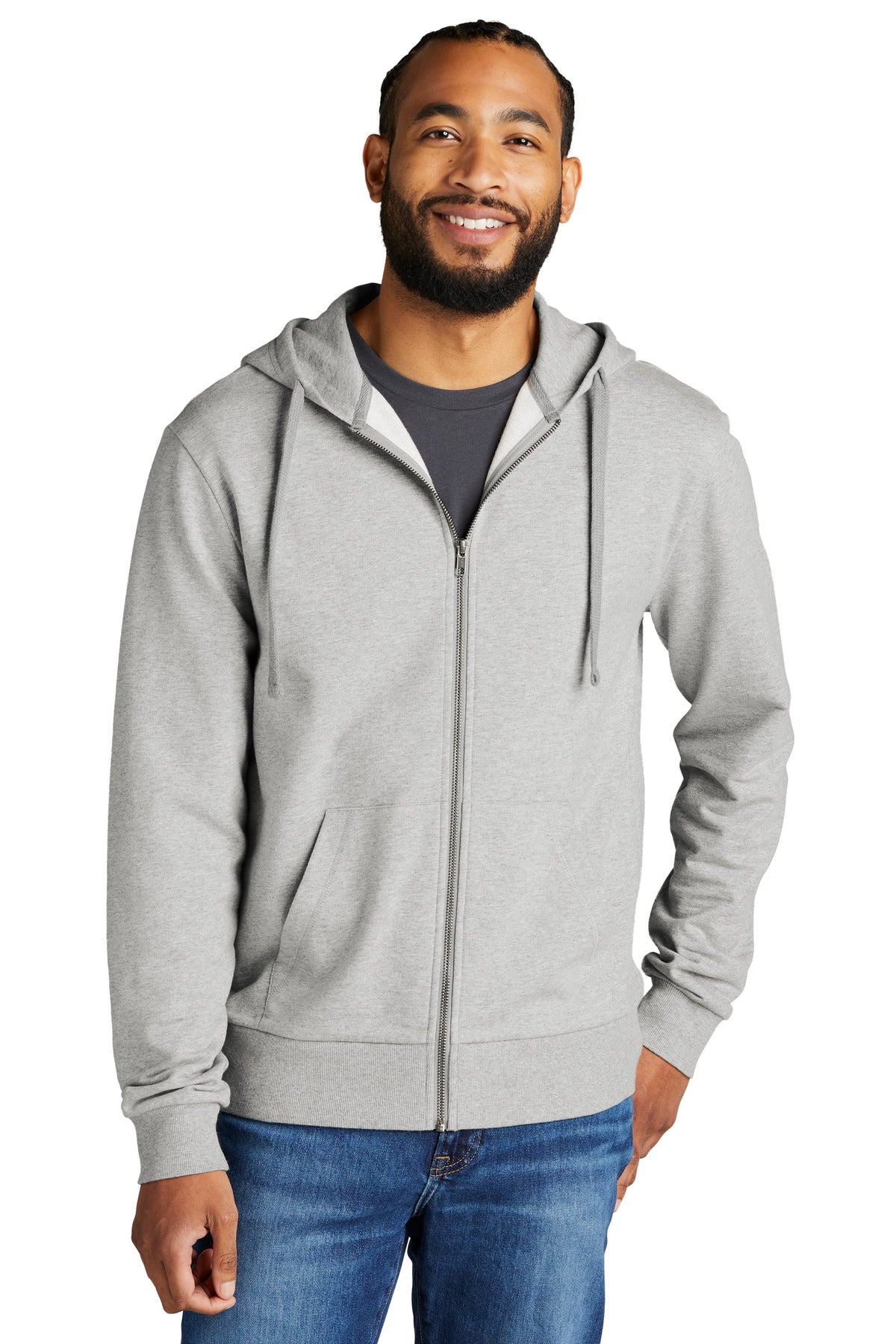 Allmade   Unisex Organic French Terry Full-Zip Hoodie AL4002