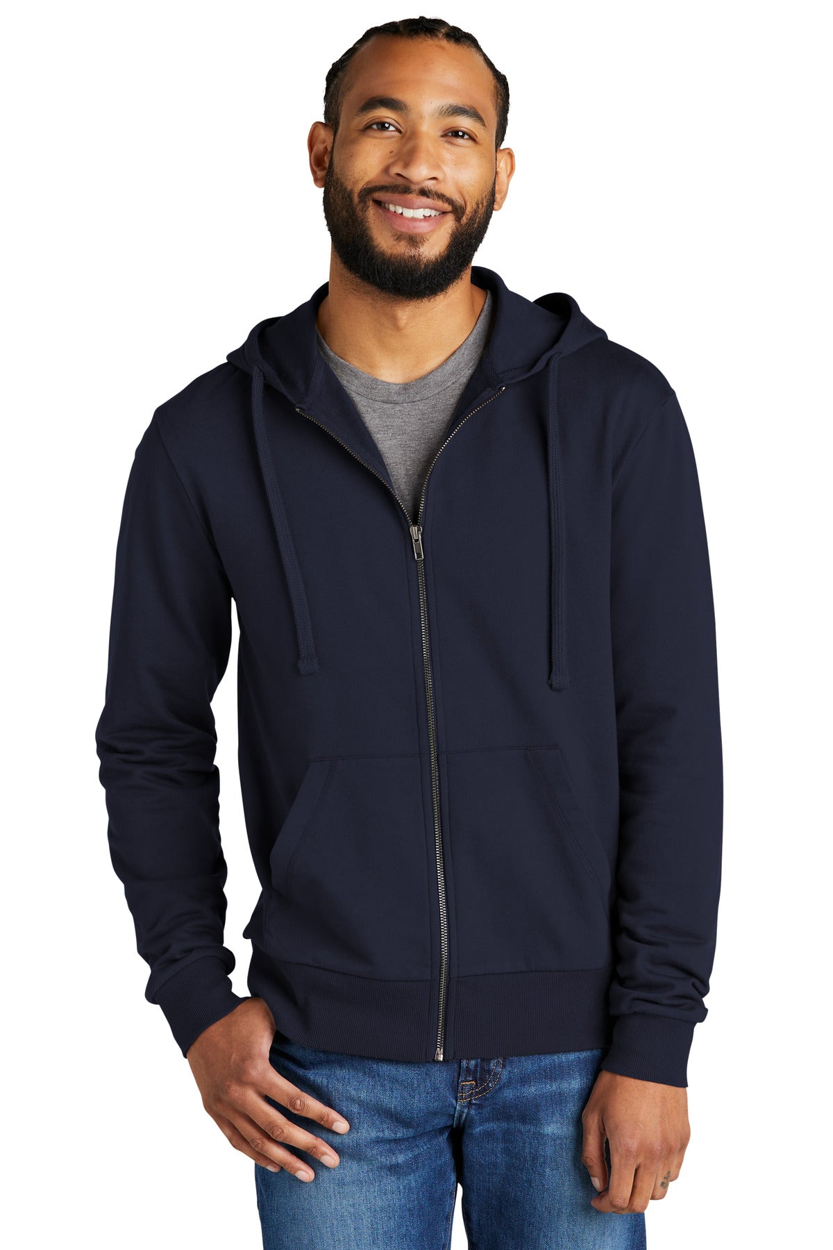 Allmade   Unisex Organic French Terry Full-Zip Hoodie AL4002