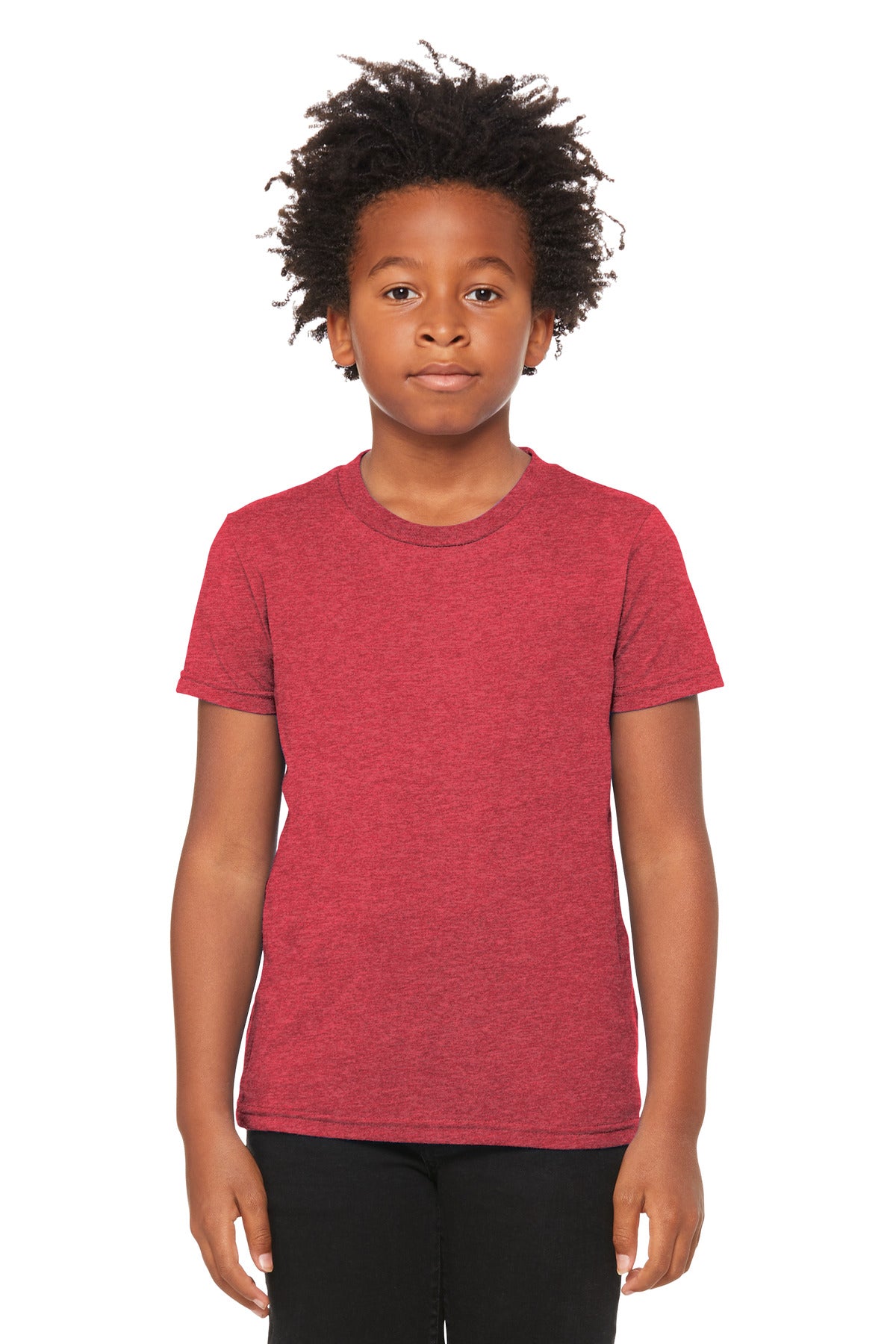 BELLA+CANVAS   Youth Heather CVC Tee BC3001YCVC