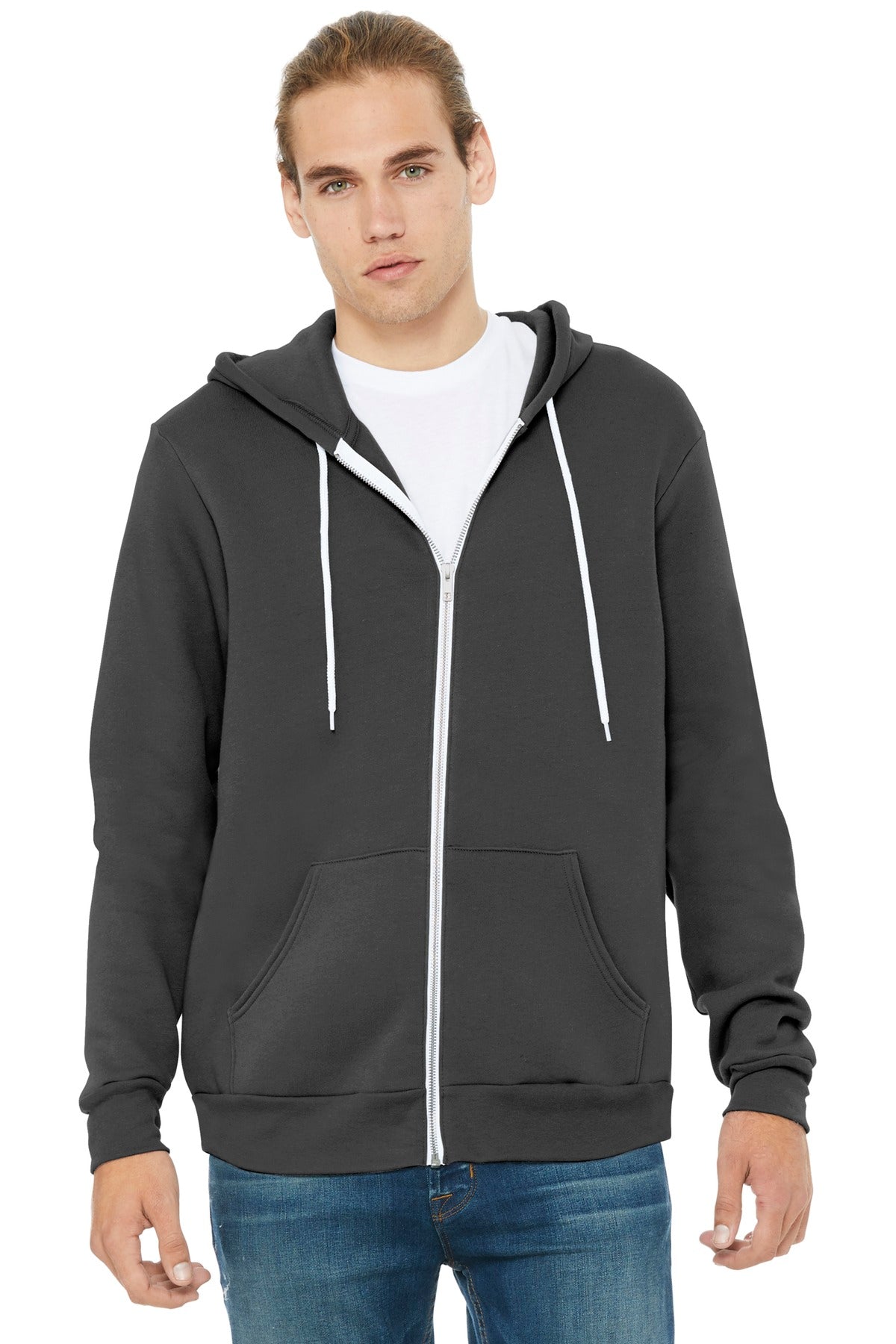 BELLA+CANVAS    Unisex Sponge Fleece Full-Zip Hoodie. BC3739