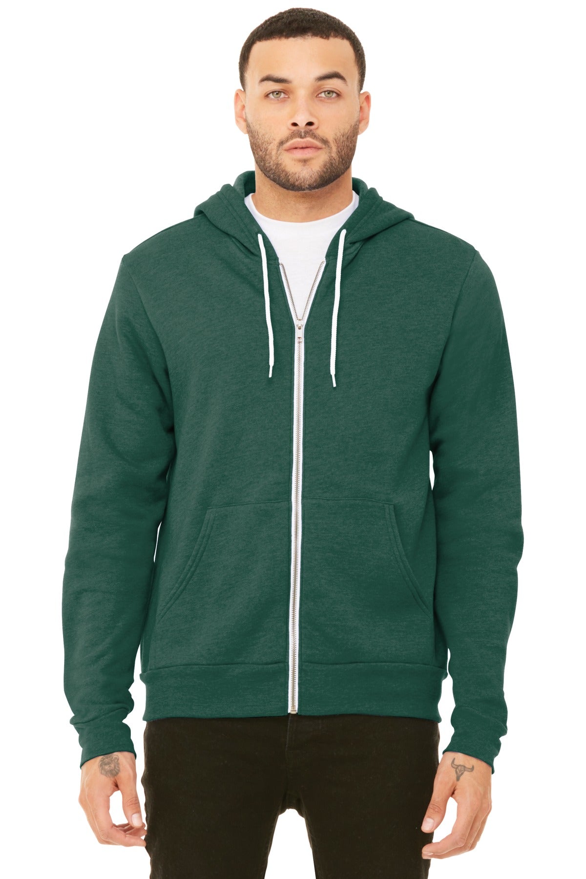 BELLA+CANVAS    Unisex Sponge Fleece Full-Zip Hoodie. BC3739