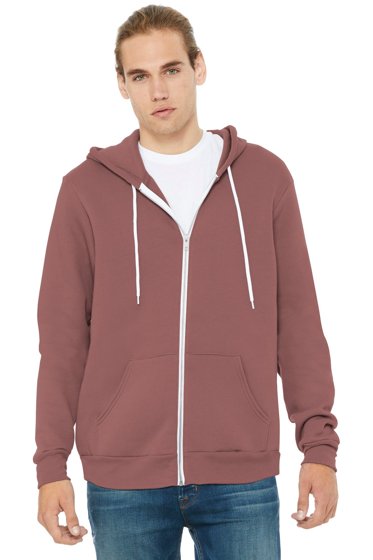 BELLA+CANVAS    Unisex Sponge Fleece Full-Zip Hoodie. BC3739