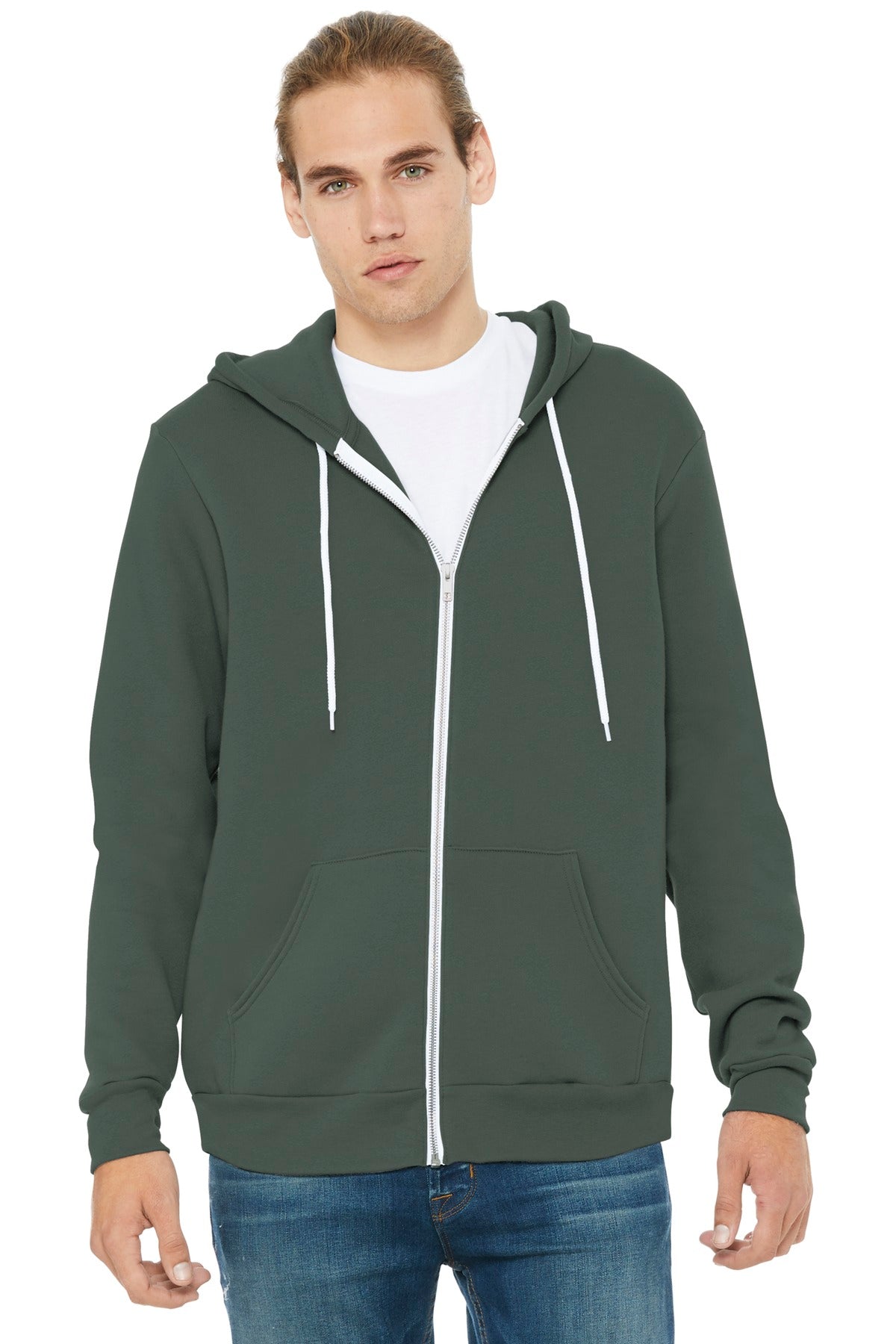 BELLA+CANVAS    Unisex Sponge Fleece Full-Zip Hoodie. BC3739