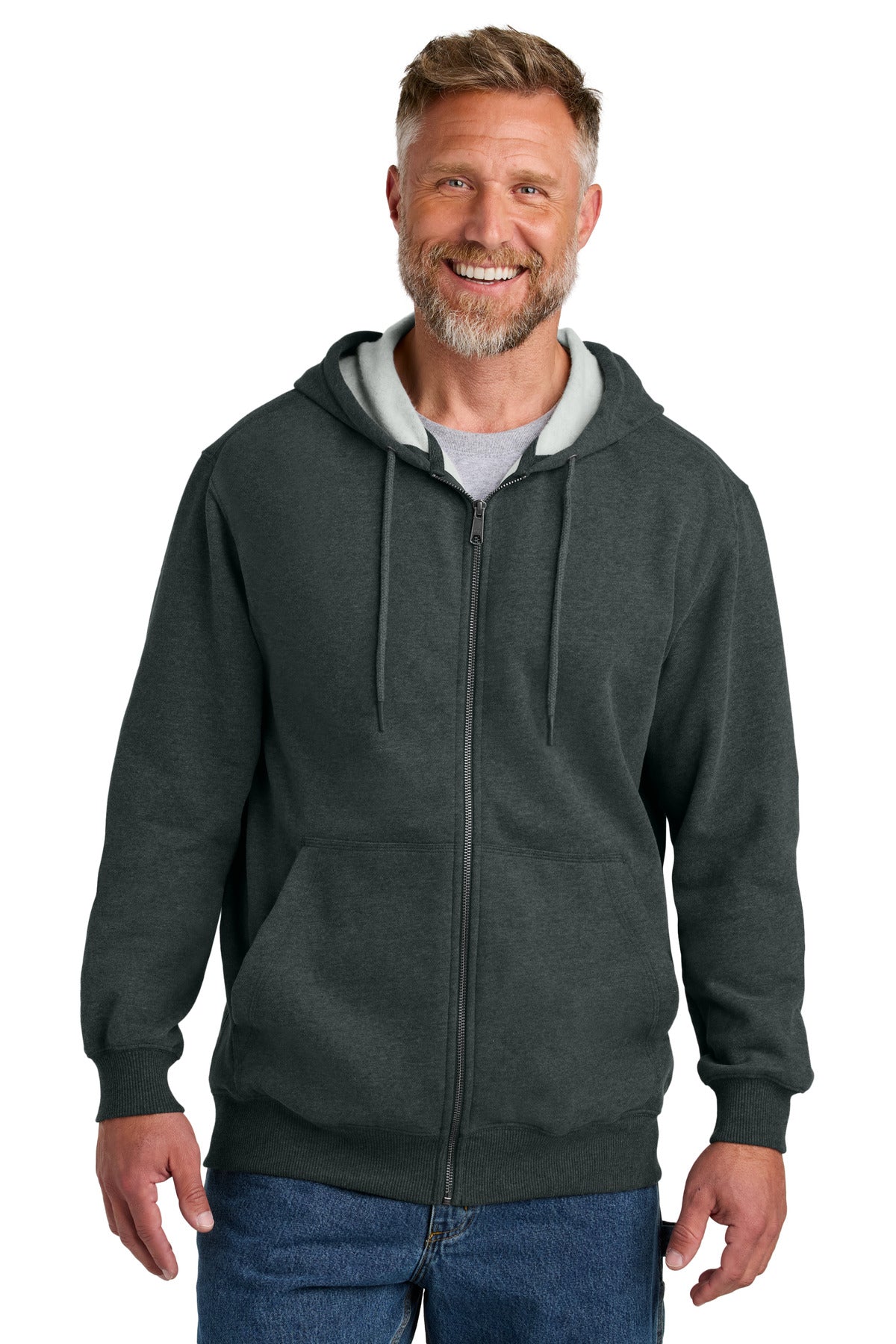 CornerStone   Tough Fleece Full-Zip Hoodie CSF631