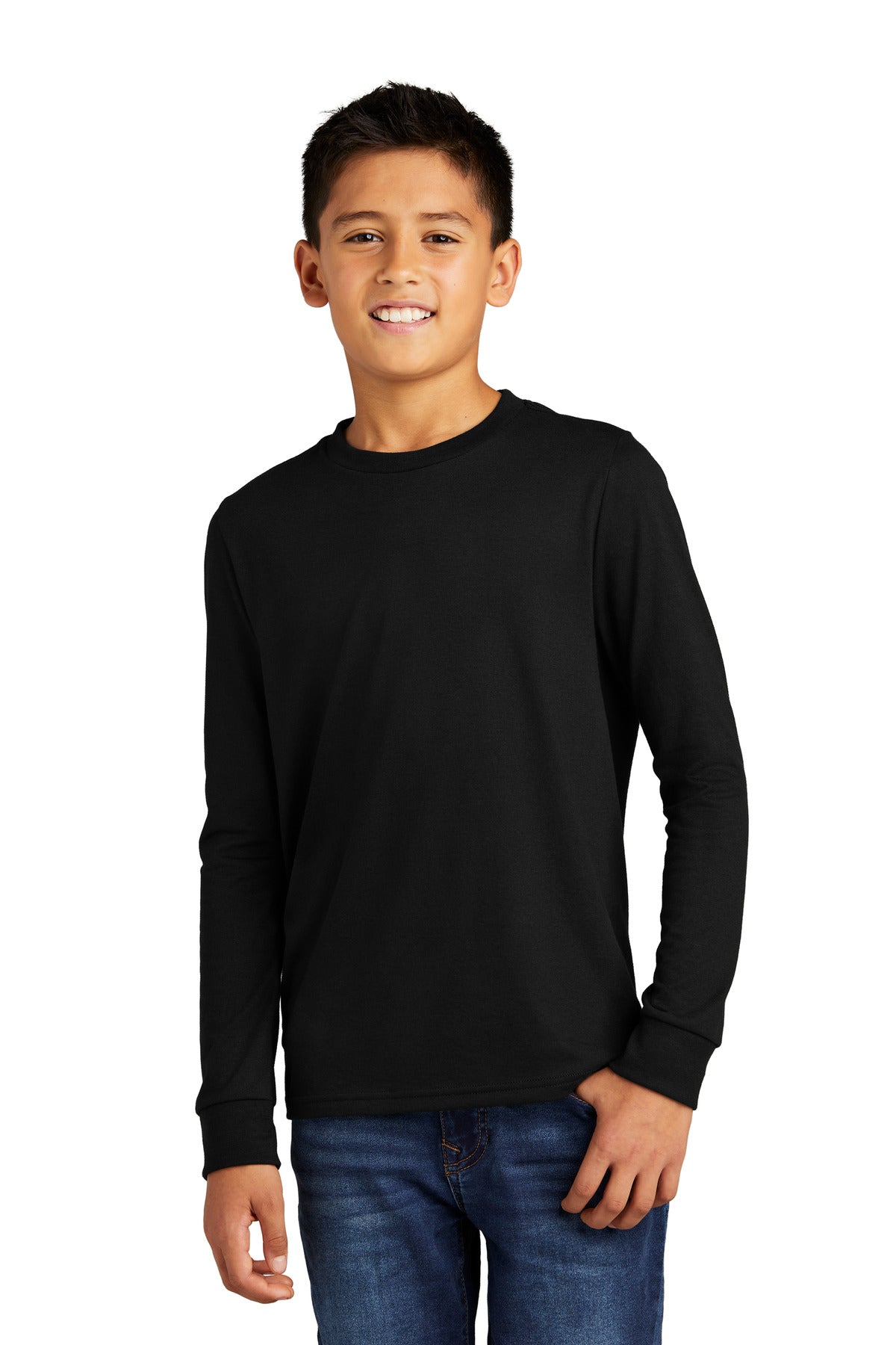 District   Youth Perfect Tri   Long Sleeve Tee DT132Y