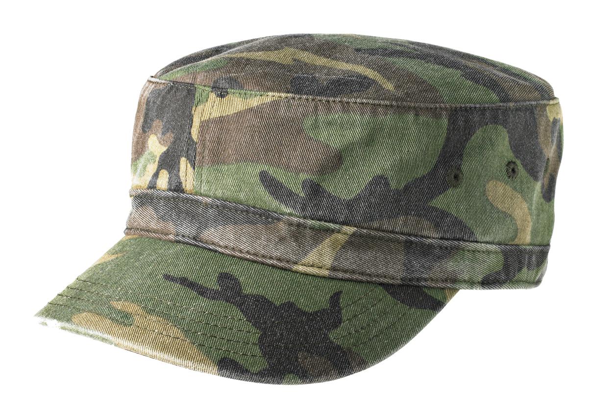 District   Distressed Military Hat.  DT605