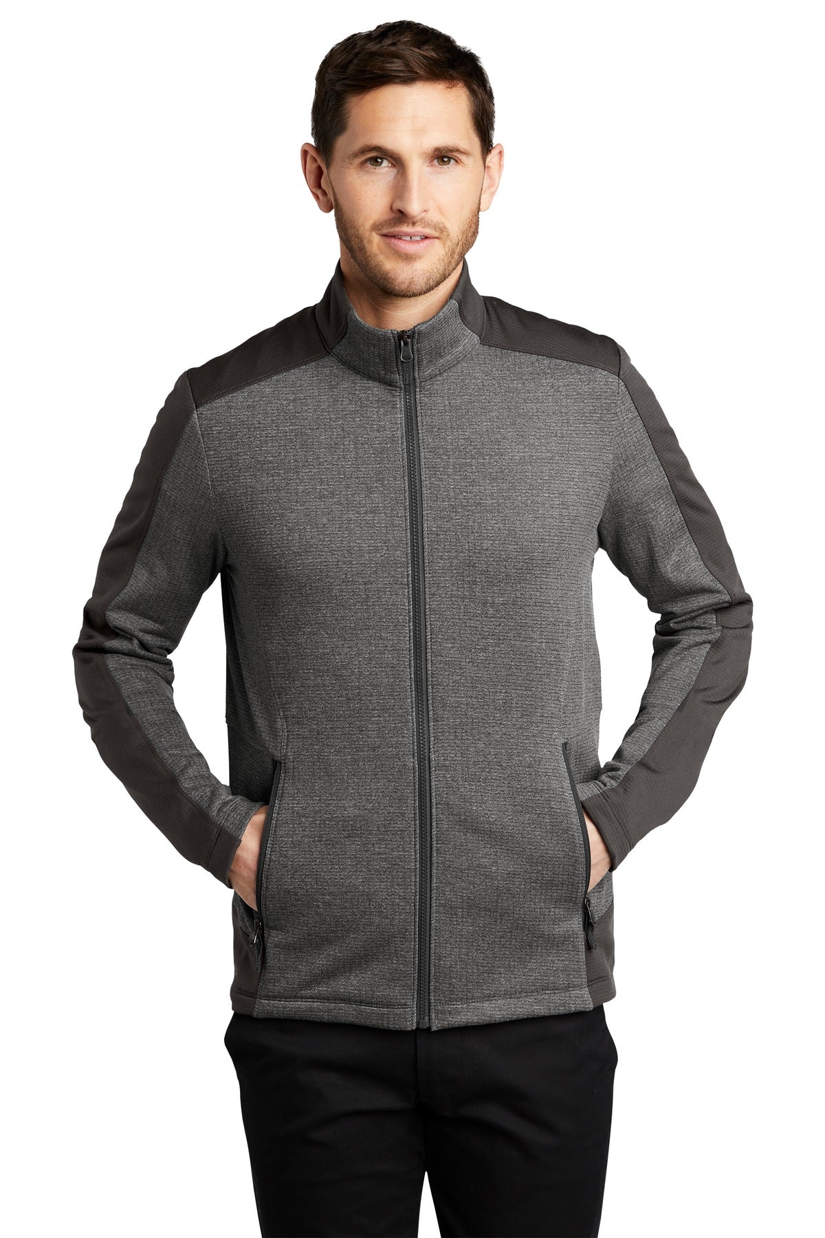 Port Authority    Grid Fleece Jacket. F239