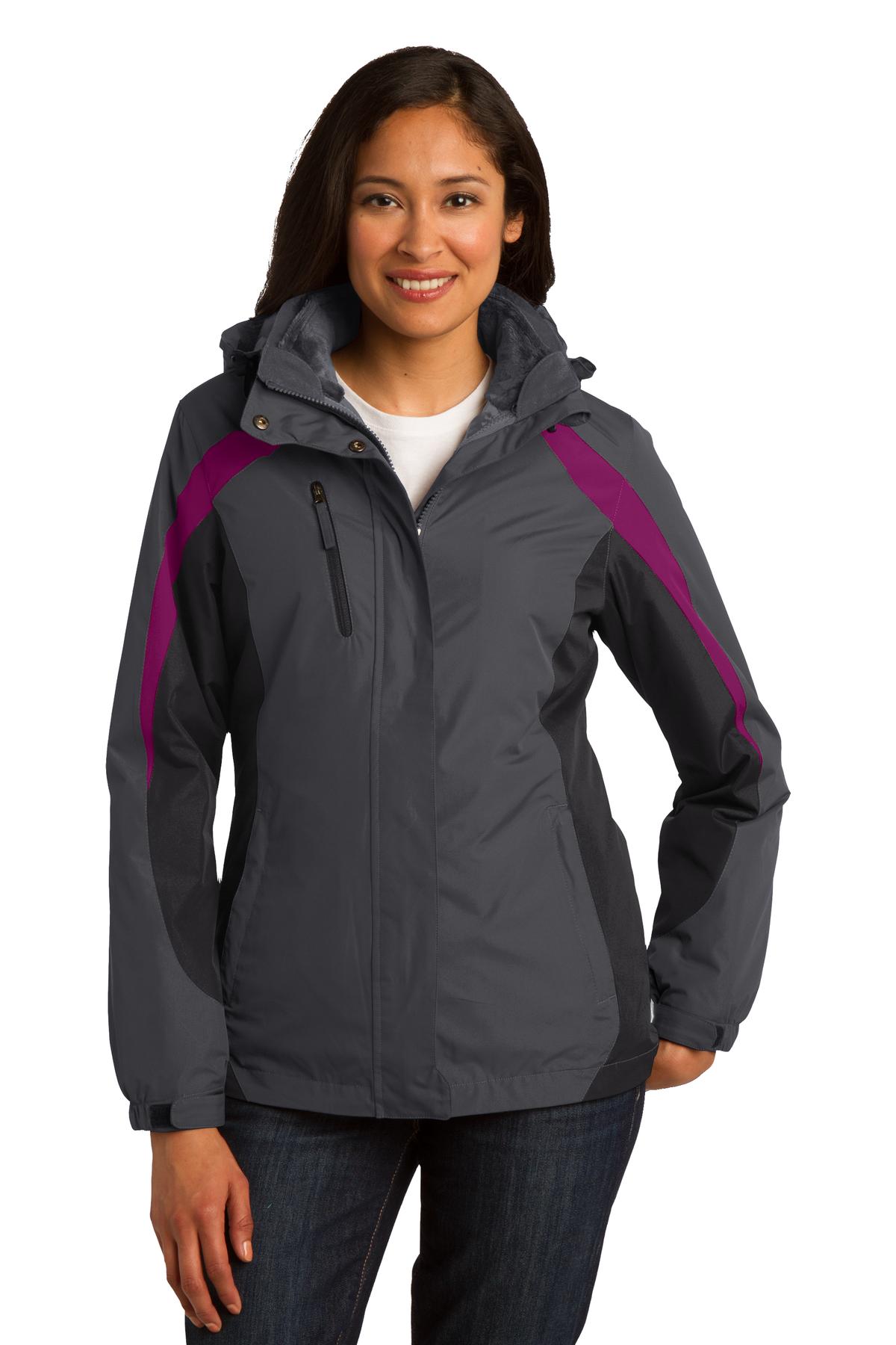 Port Authority    Feminine Colorblock 3-in-1 Jacket. L321