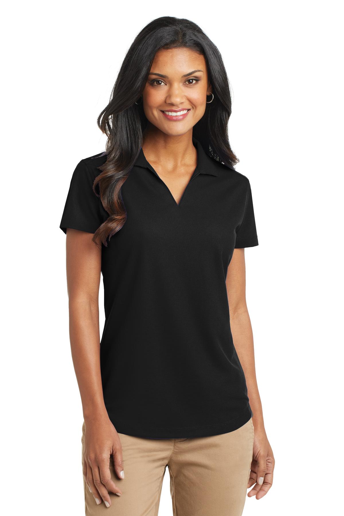 Port Authority    Feminine Dry Zone   Grid Polo. L572