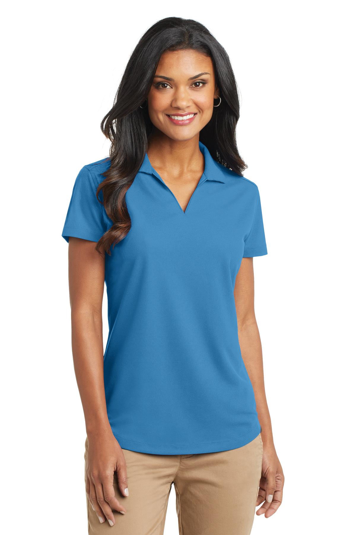 Port Authority    Feminine Dry Zone   Grid Polo. L572