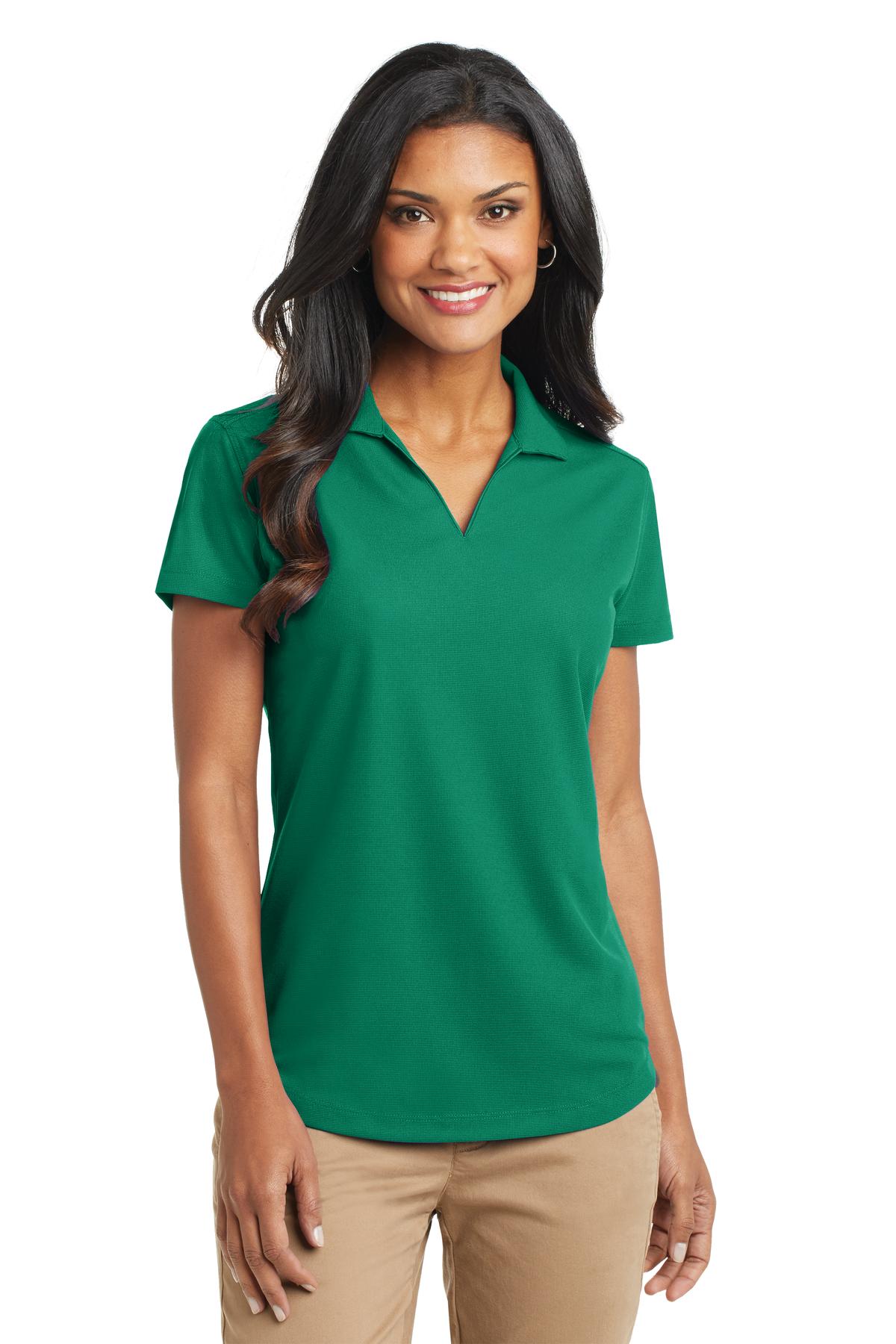 Port Authority    Feminine Dry Zone   Grid Polo. L572