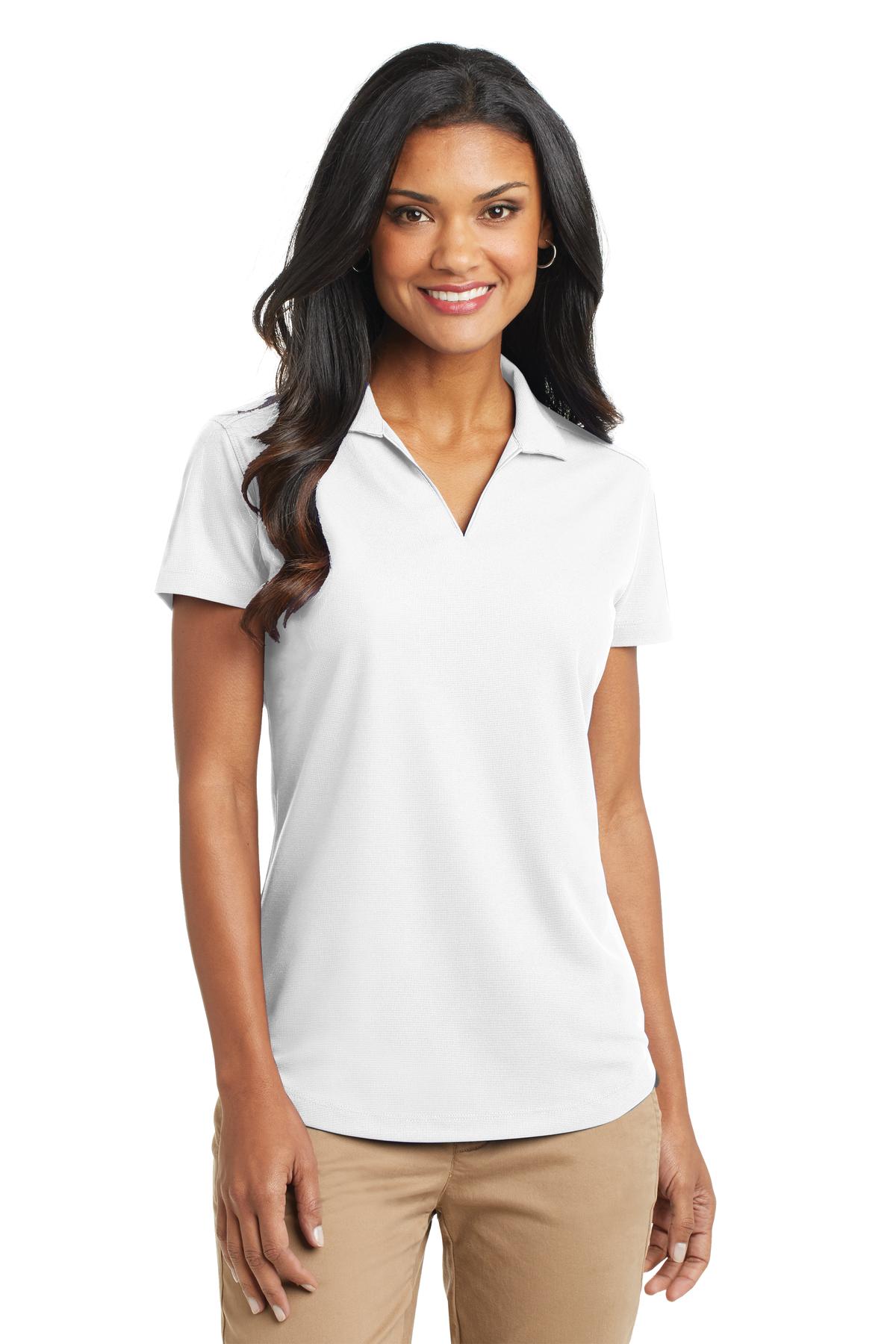 Port Authority    Feminine Dry Zone   Grid Polo. L572