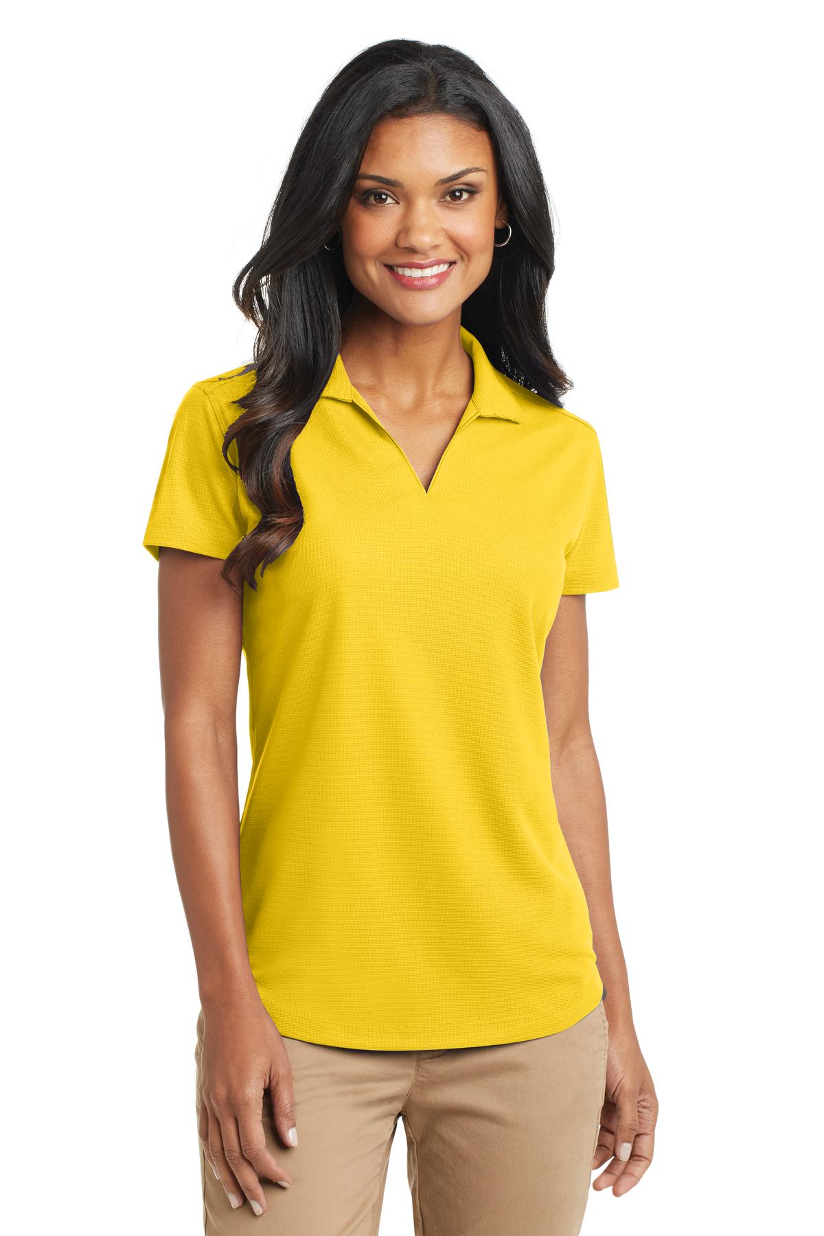 Port Authority    Feminine Dry Zone   Grid Polo. L572