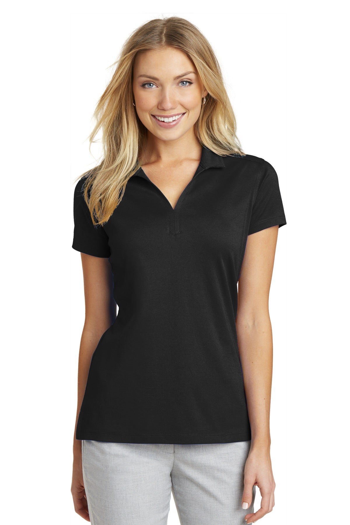 Port Authority    Feminine Rapid Dry   Mesh Polo. L573