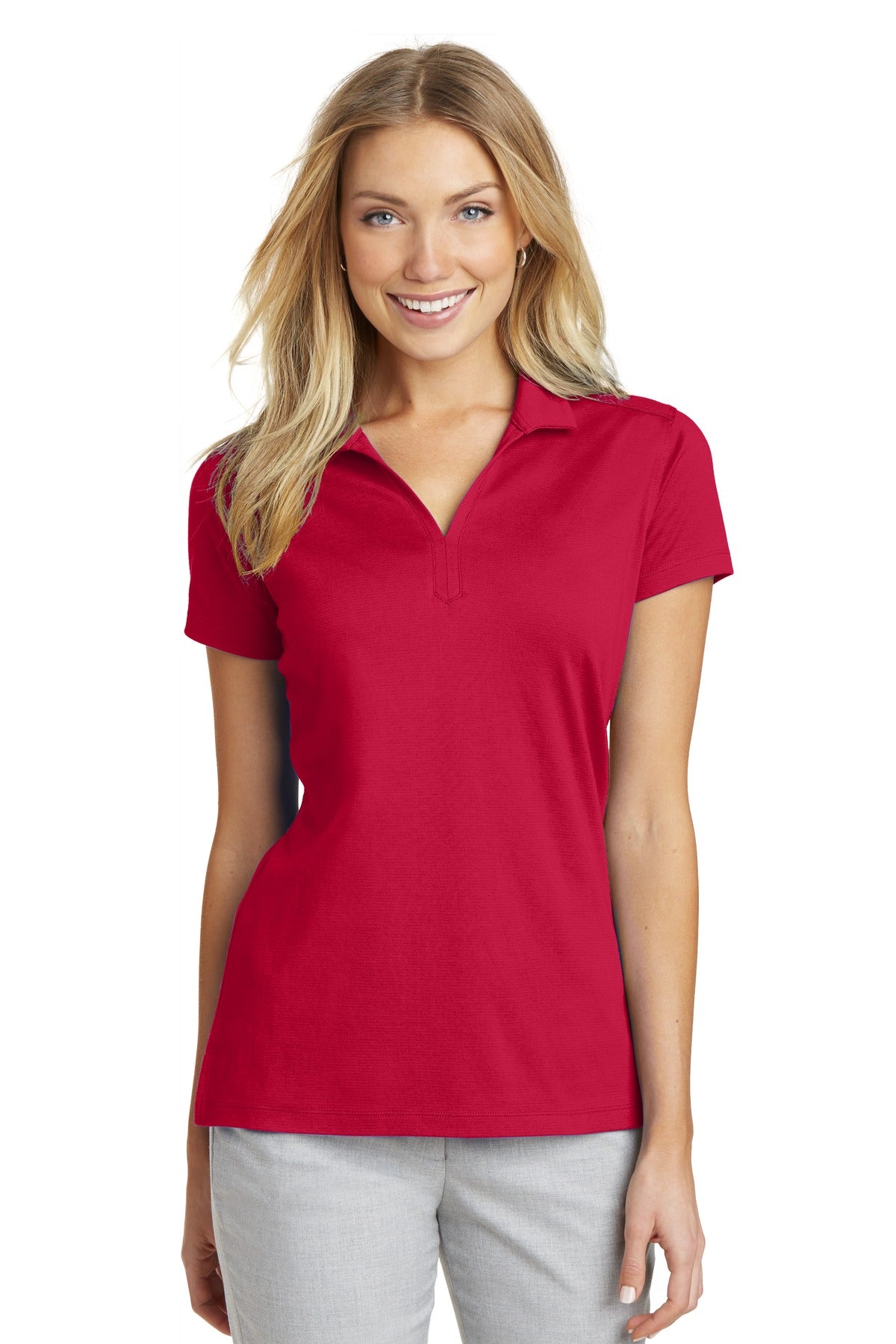 Port Authority    Feminine Rapid Dry   Mesh Polo. L573