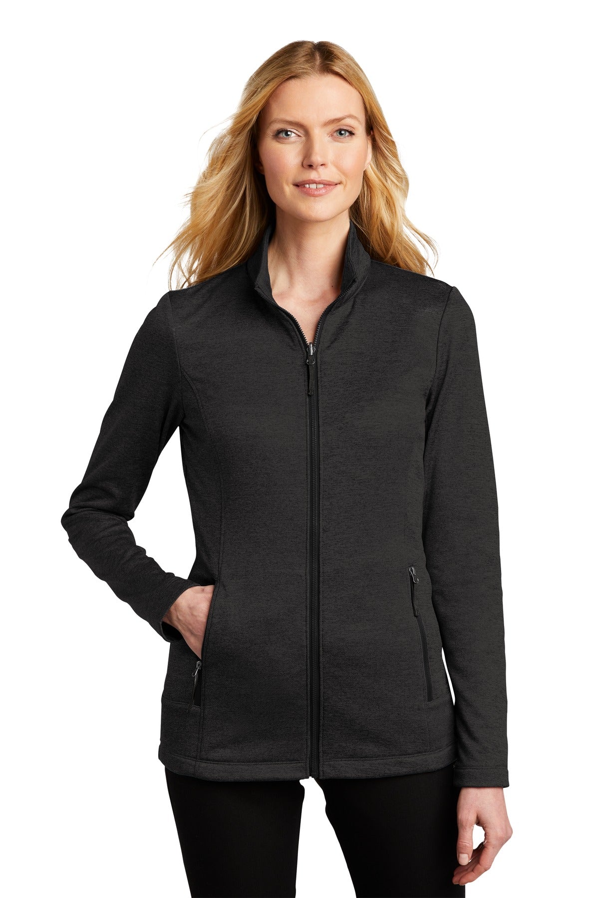 Port Authority     Feminine Collective Striated Fleece Jacket. L905