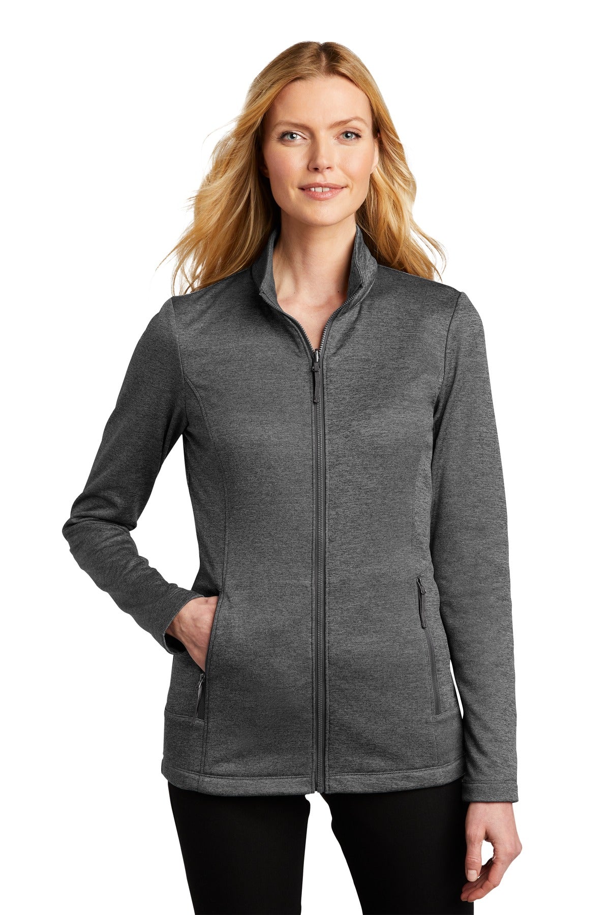 Port Authority     Feminine Collective Striated Fleece Jacket. L905