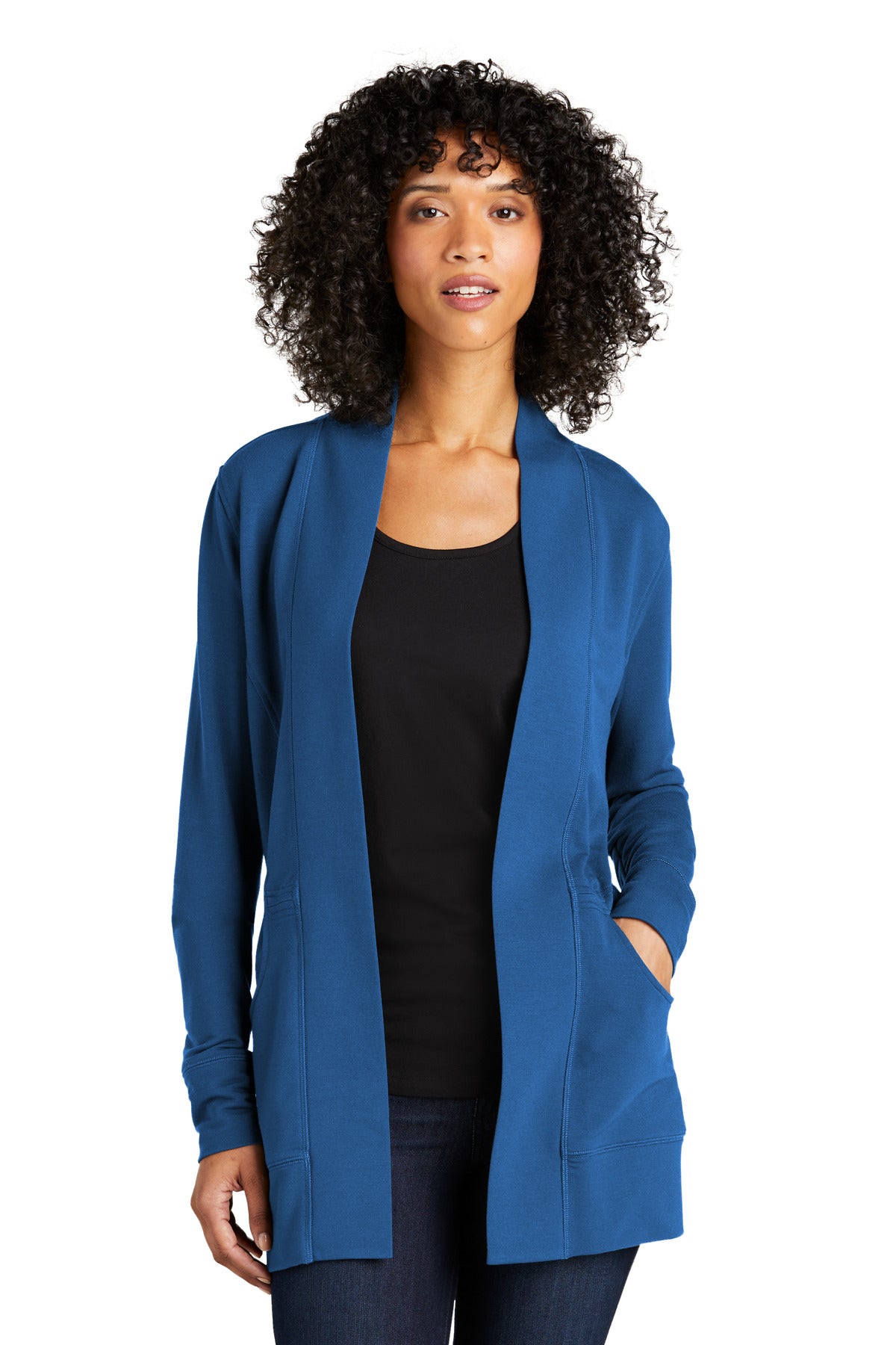 Port Authority    Feminine Microterry Cardigan LK825