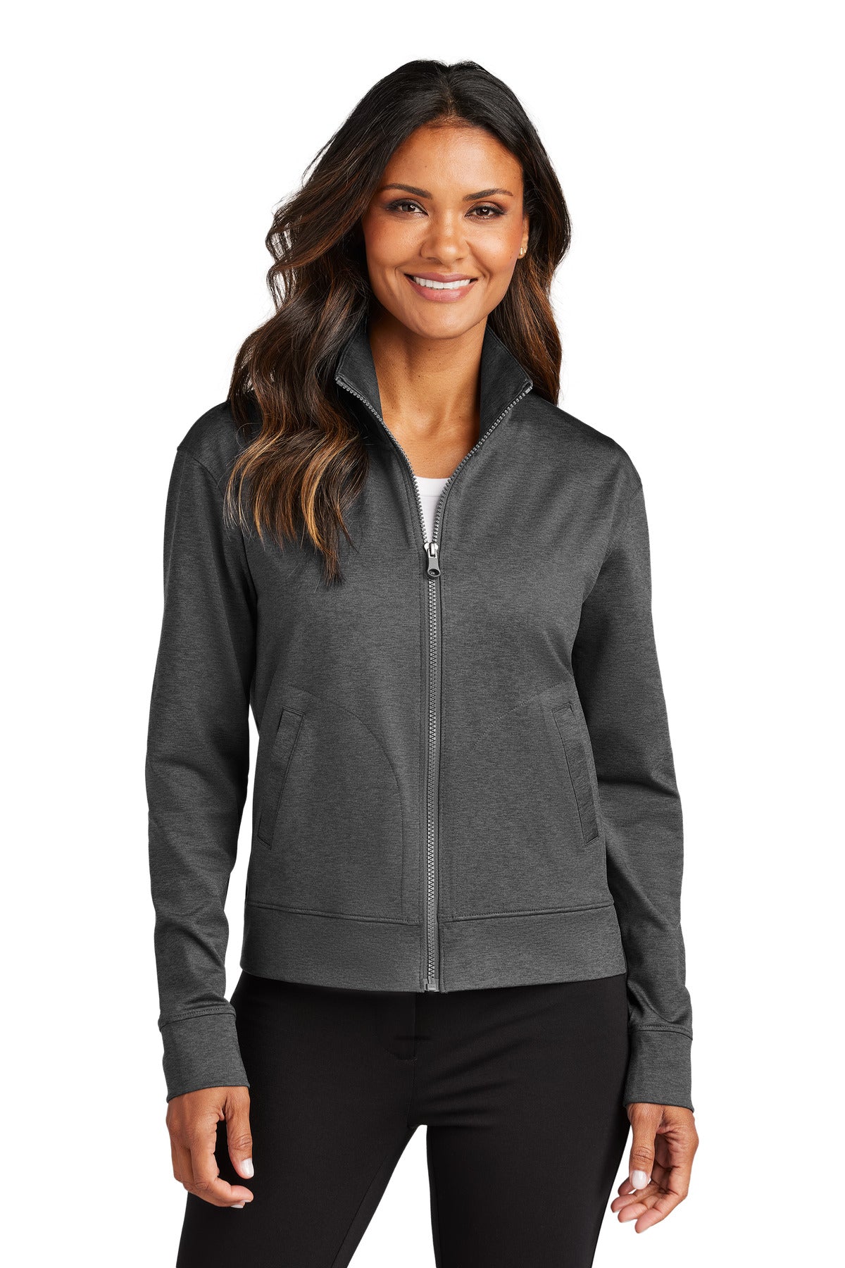 Port Authority    Feminine C-FREE   Double Knit Full-Zip LK881