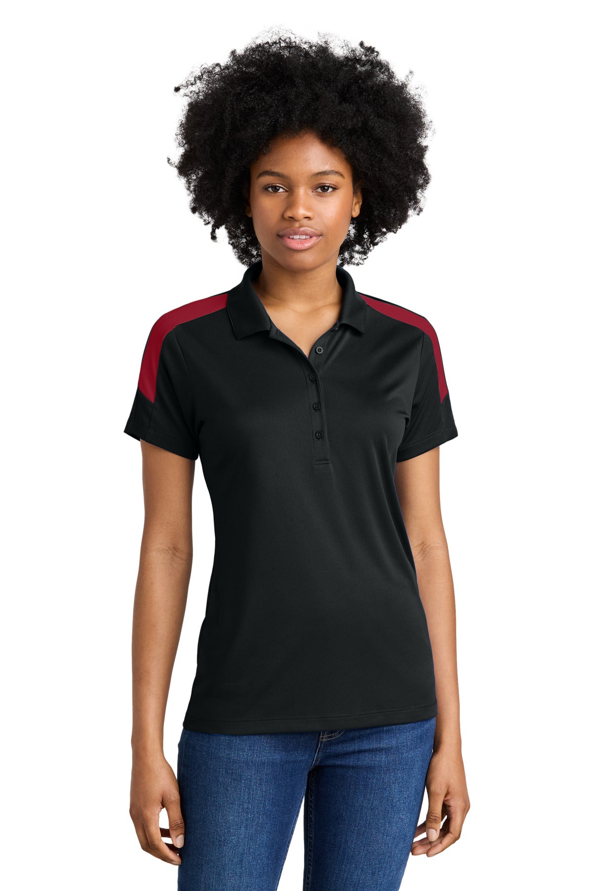 Sport-Tek    Feminine Competitor   United Polo LST104