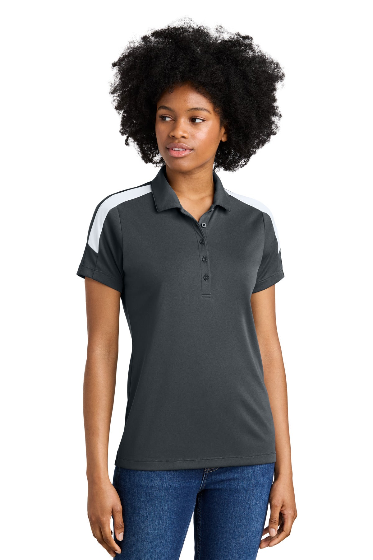 Sport-Tek    Feminine Competitor   United Polo LST104