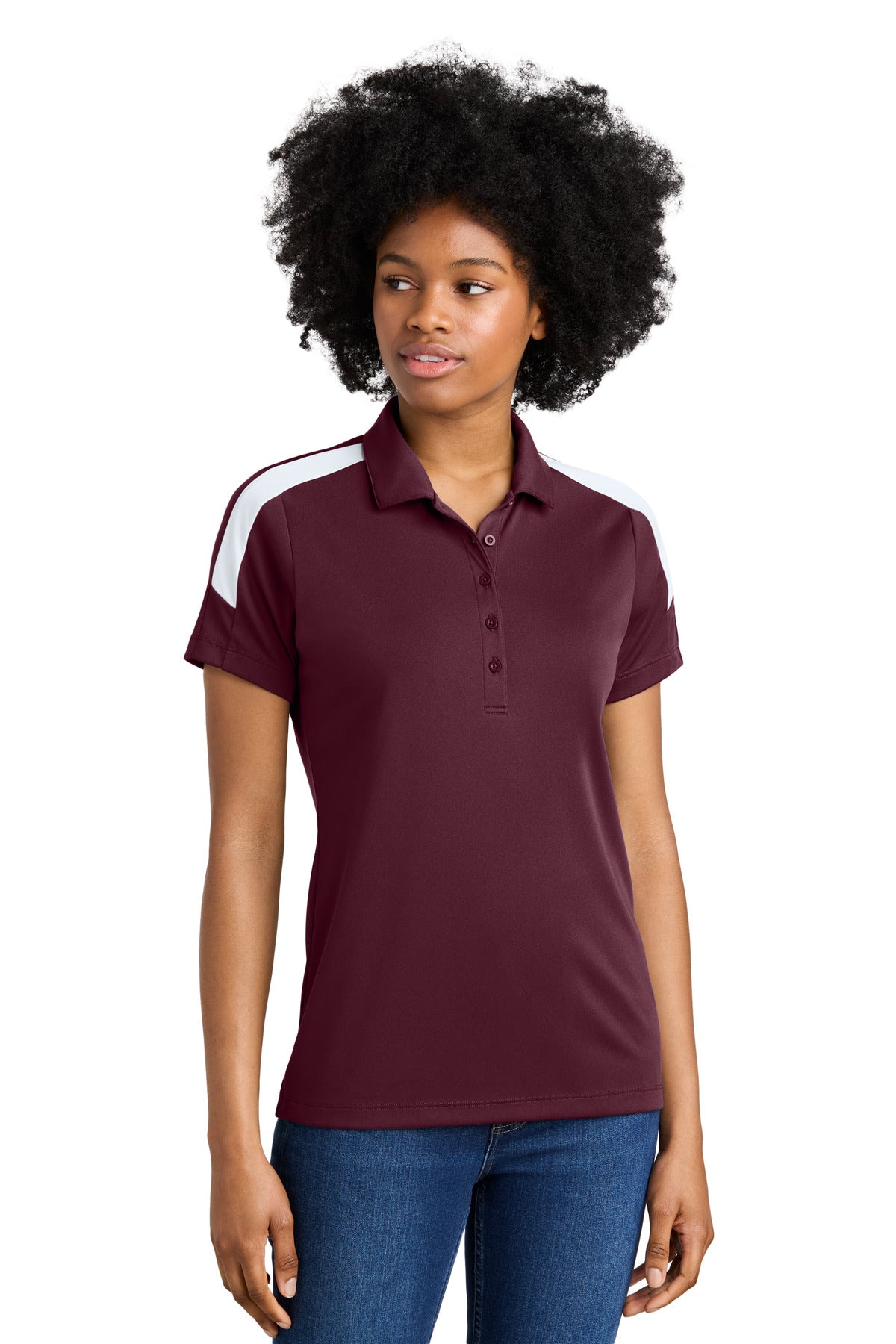 Sport-Tek    Feminine Competitor   United Polo LST104