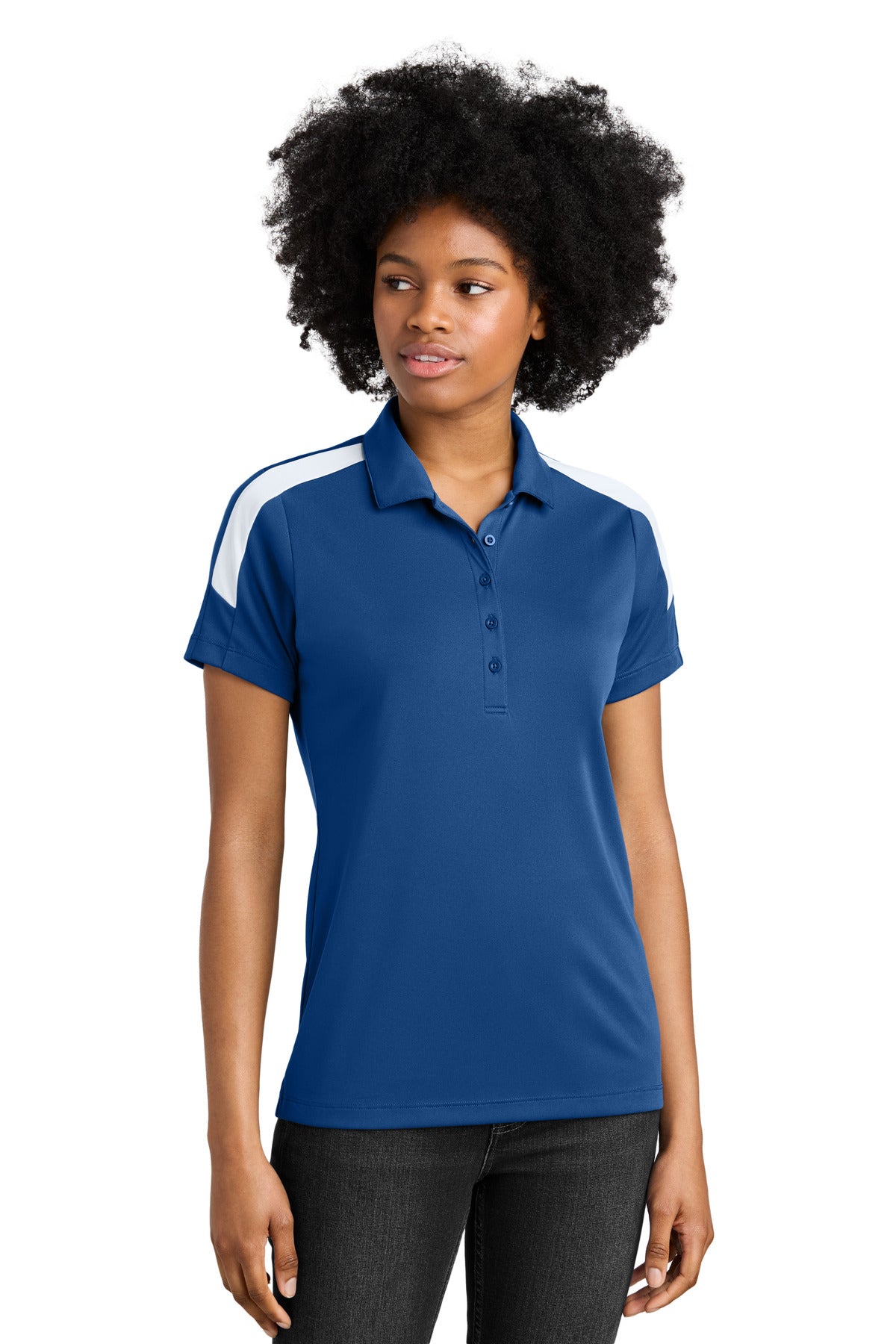 Sport-Tek    Feminine Competitor   United Polo LST104