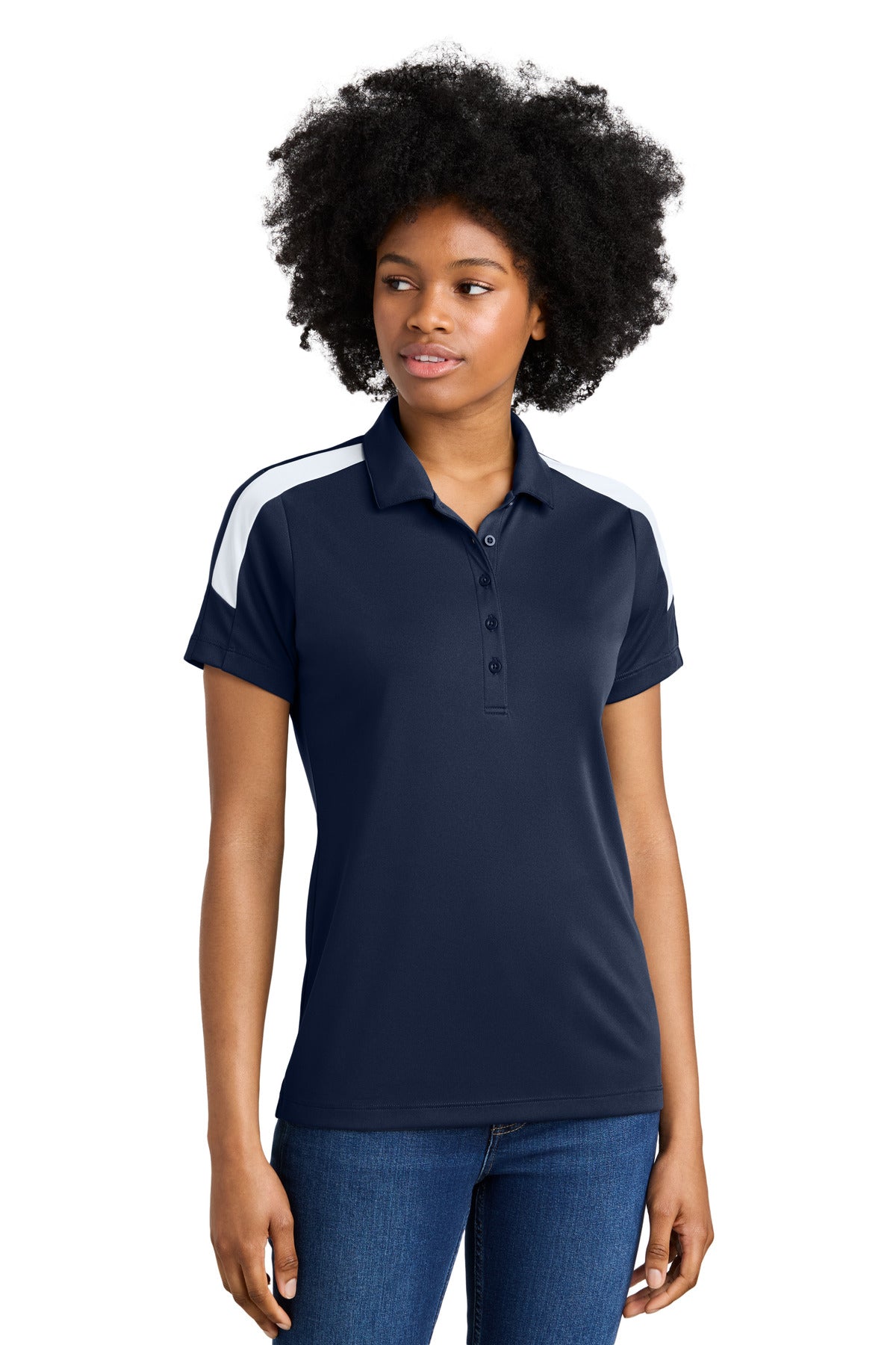 Sport-Tek    Feminine Competitor   United Polo LST104