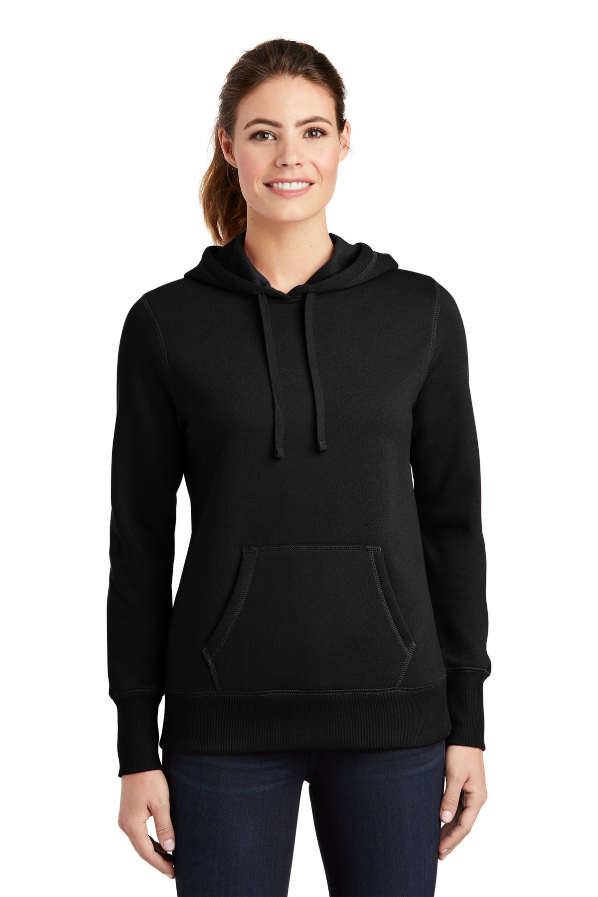 Sport-Tek    Feminine Pullover Hooded Sweatshirt. LST254