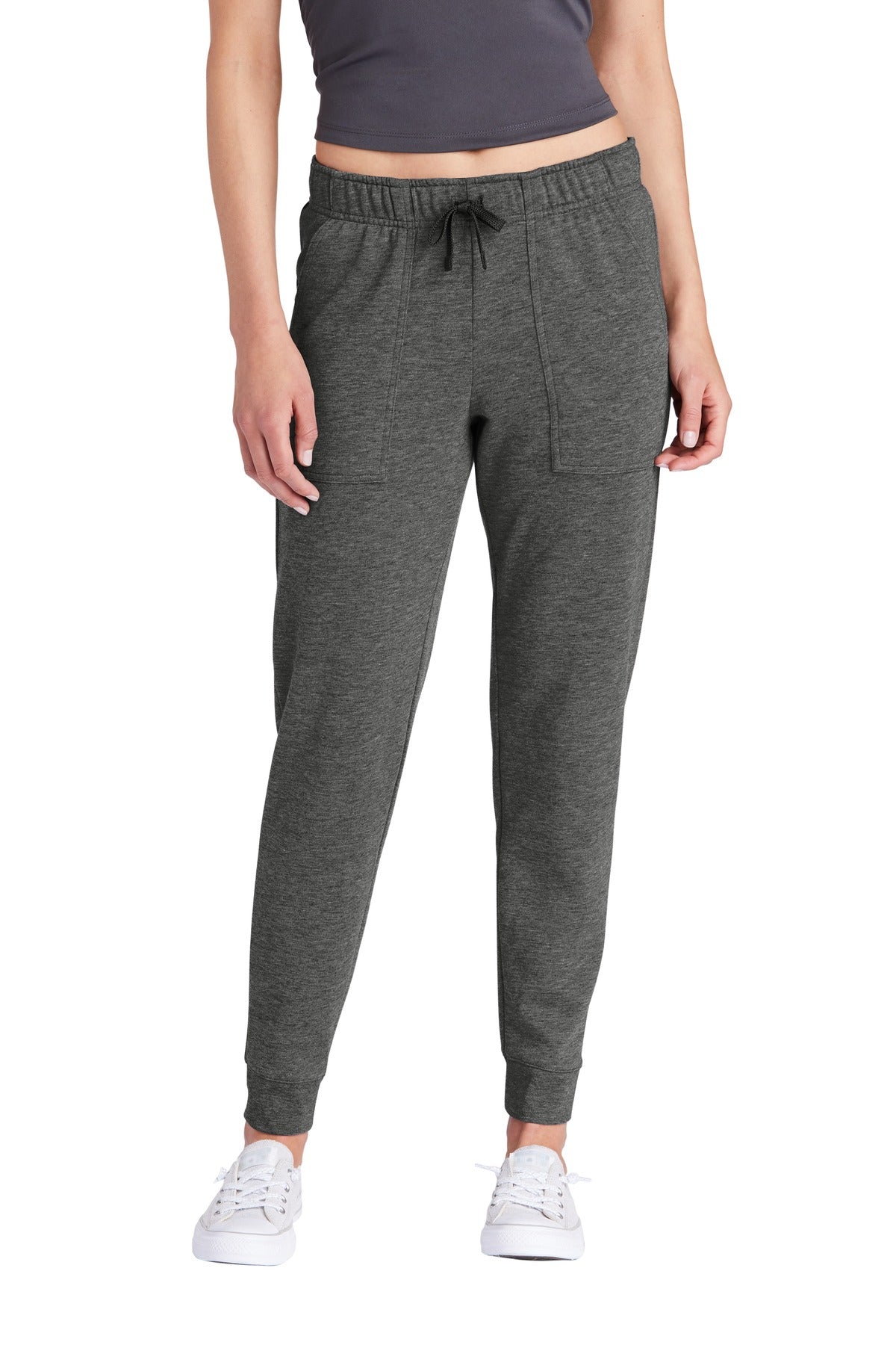 Sport-Tek     Feminine PosiCharge    Tri-Blend Wicking Fleece Jogger LST299