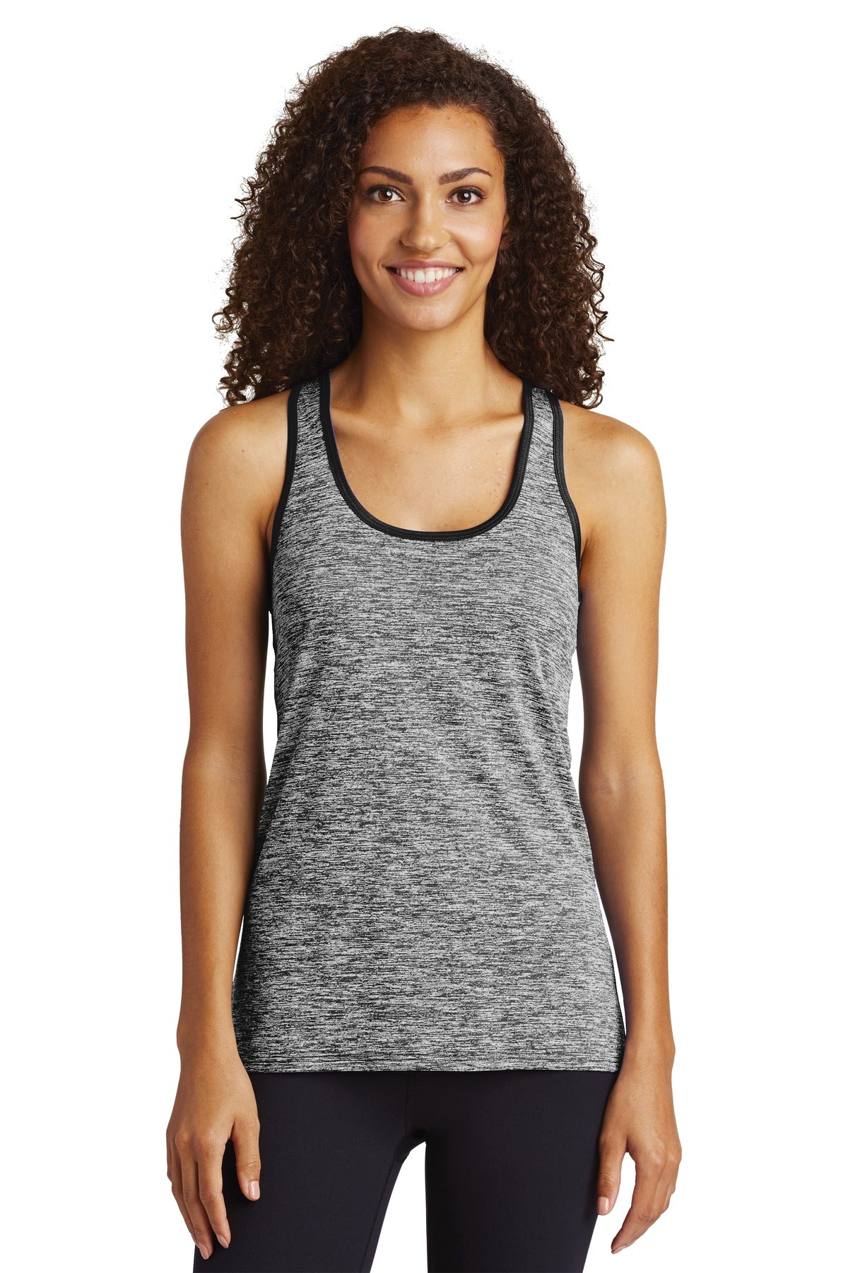 Sport-Tek     Feminine PosiCharge    Electric Heather Racerback Tank. LST396