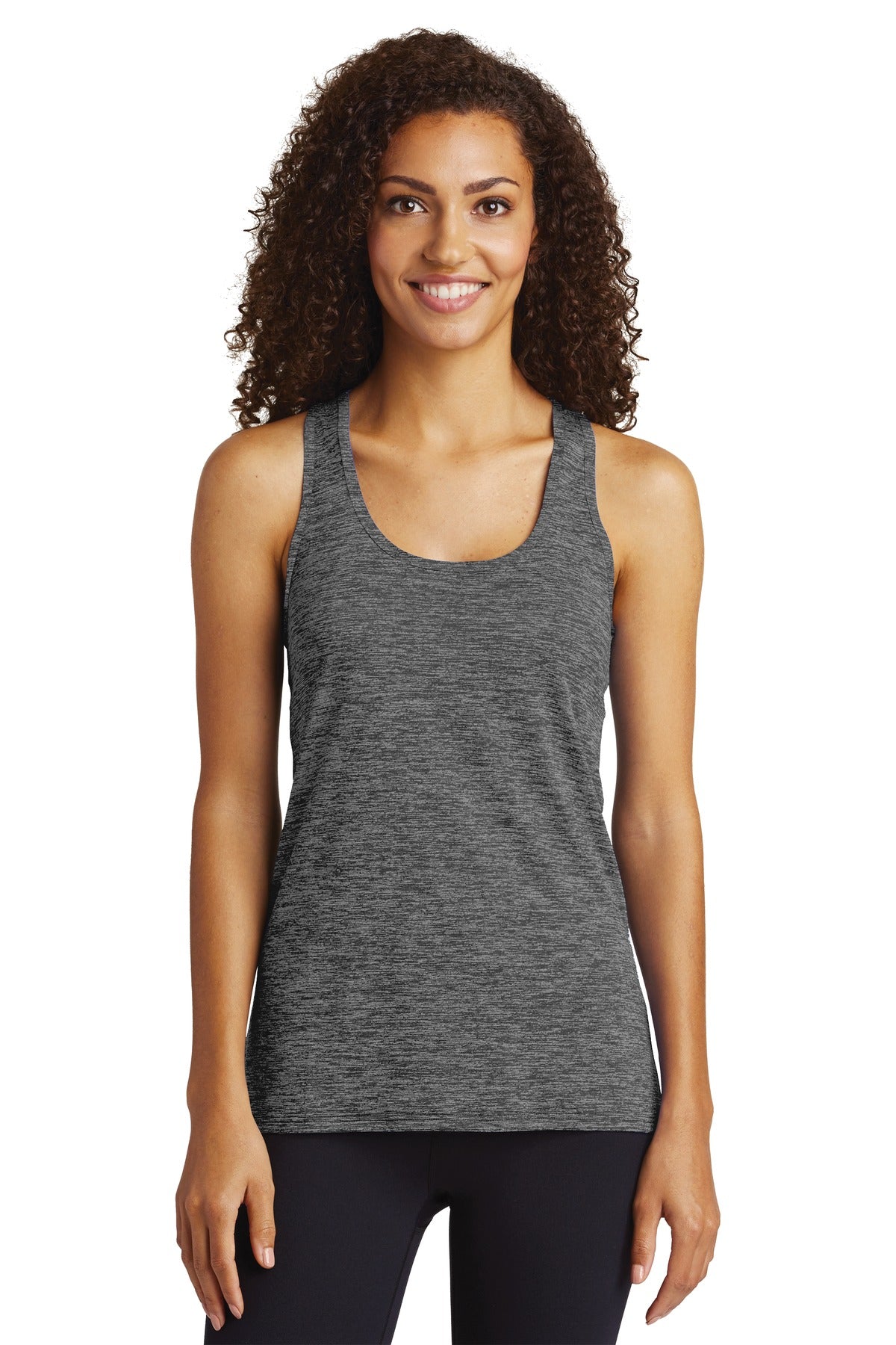 Sport-Tek     Feminine PosiCharge    Electric Heather Racerback Tank. LST396