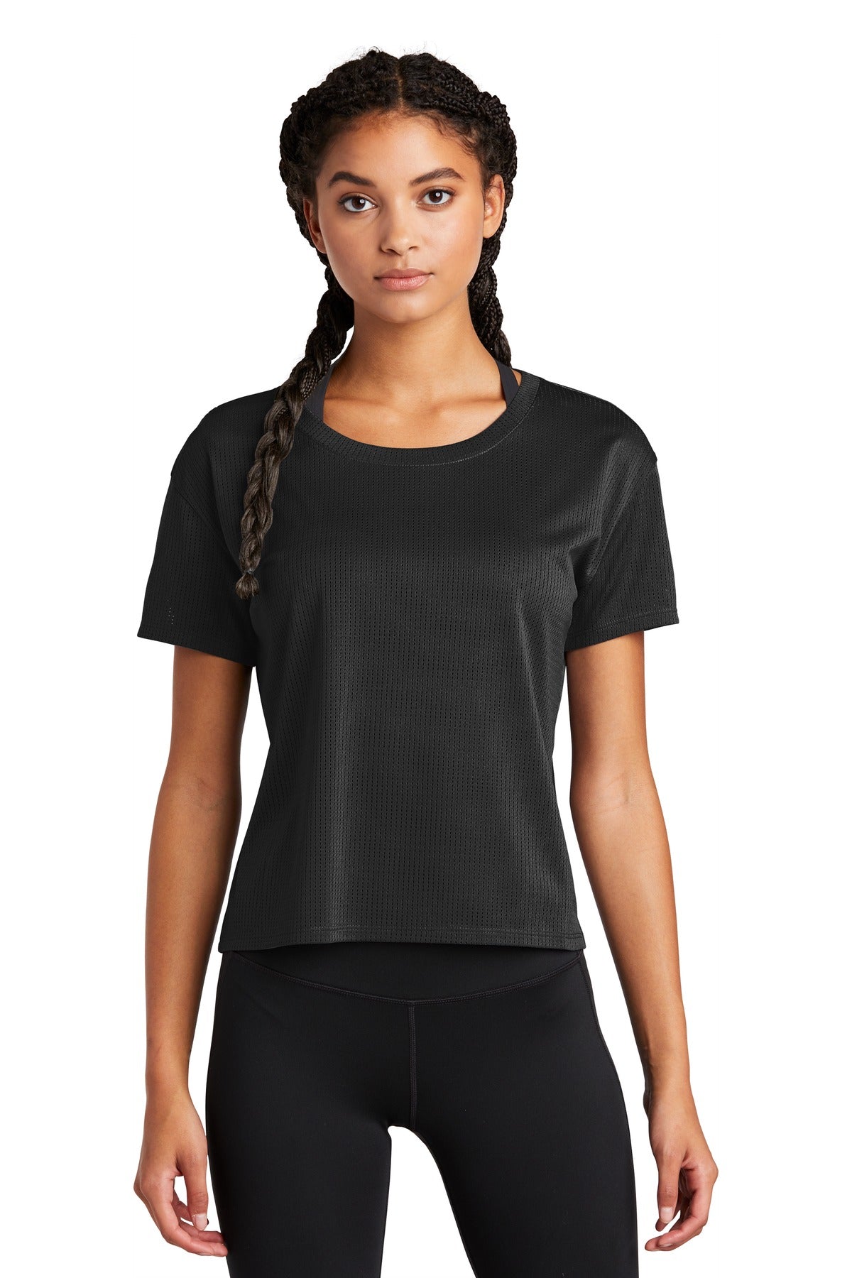 Sport-Tek     Feminine PosiCharge    Draft Crop Tee. LST411