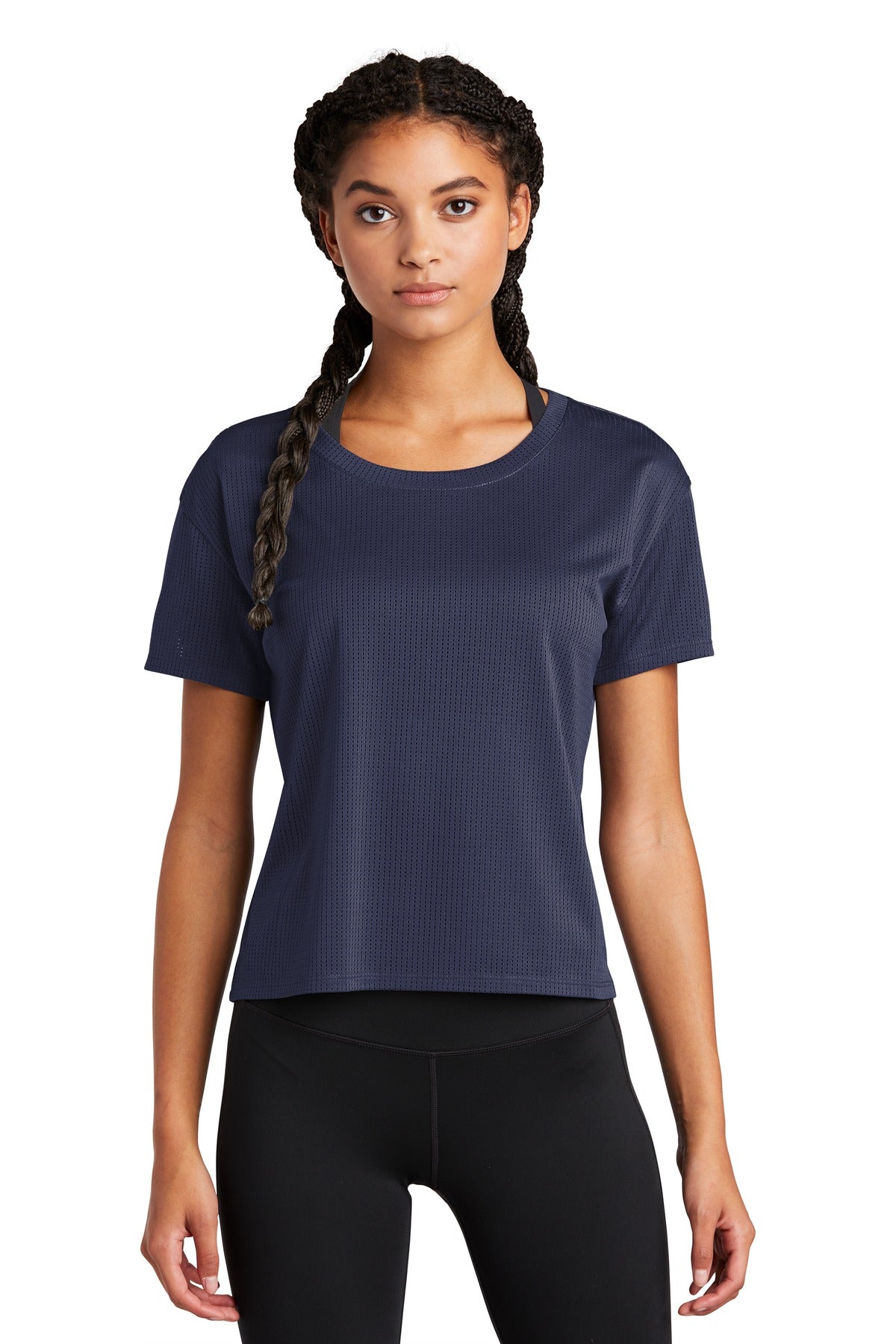 Sport-Tek     Feminine PosiCharge    Draft Crop Tee. LST411