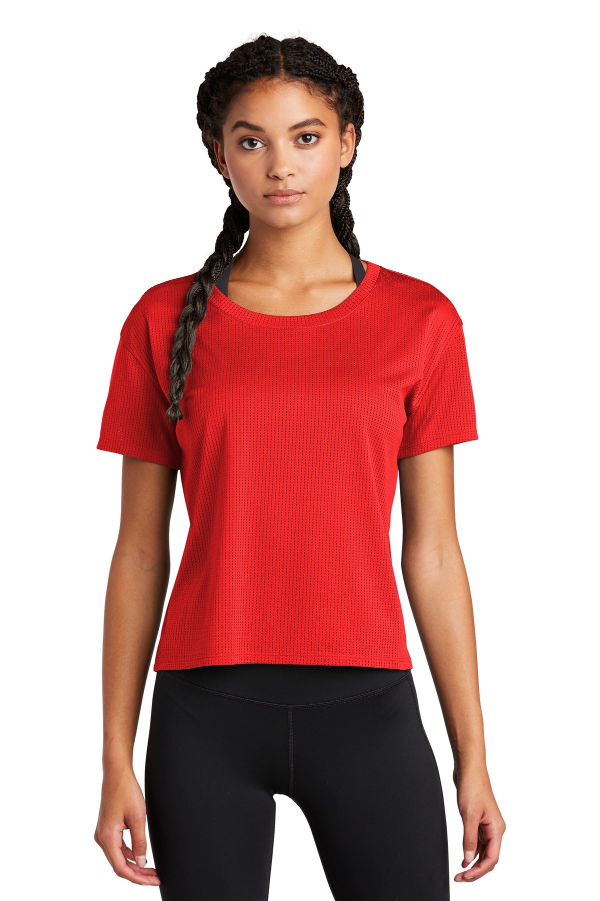 Sport-Tek     Feminine PosiCharge    Draft Crop Tee. LST411