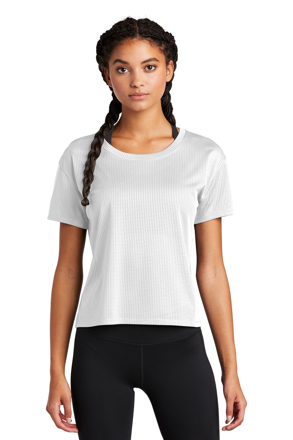 Sport-Tek     Feminine PosiCharge    Draft Crop Tee. LST411