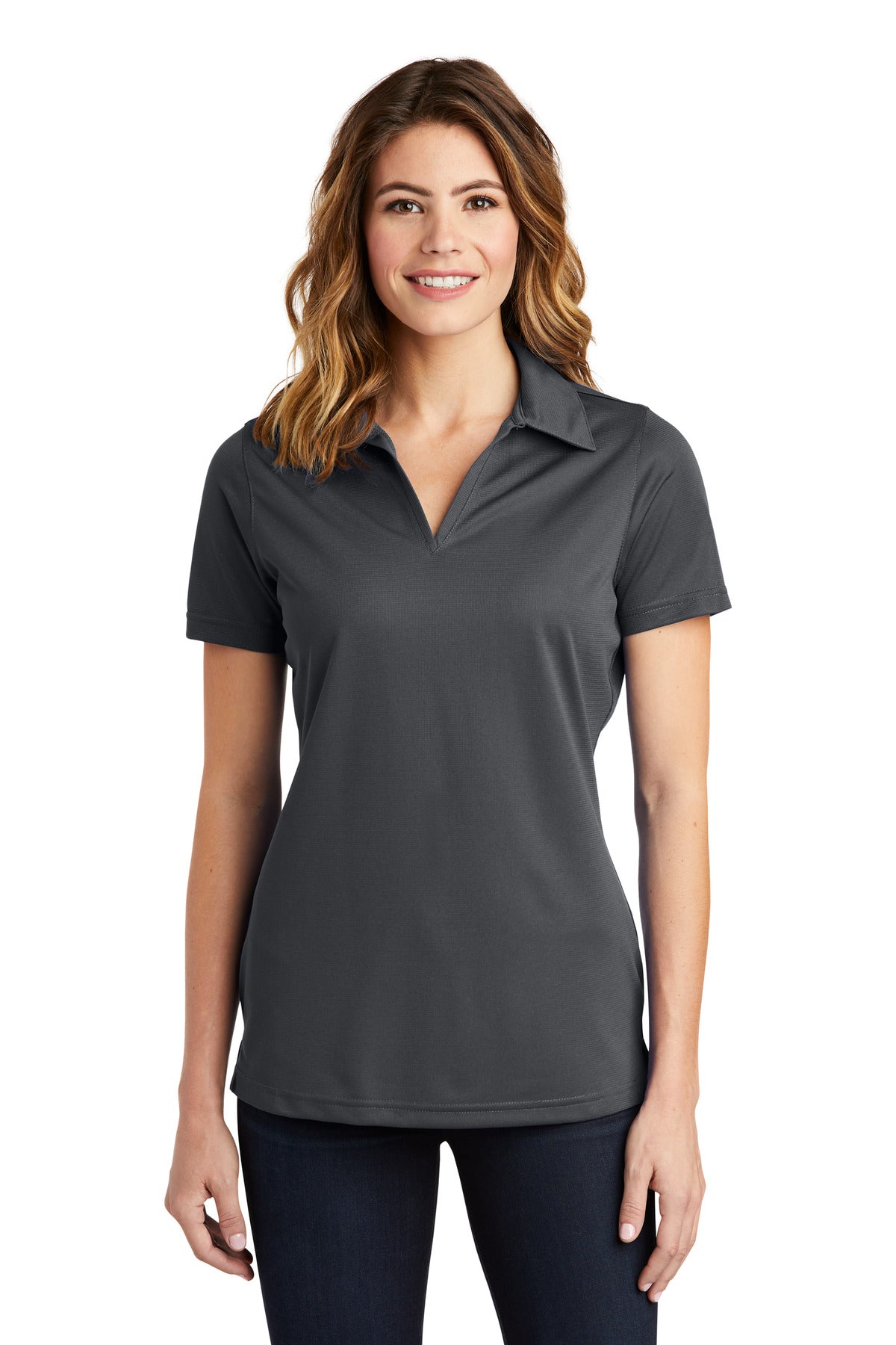 Sport-Tek    Feminine PosiCharge   Active Textured Polo. LST690