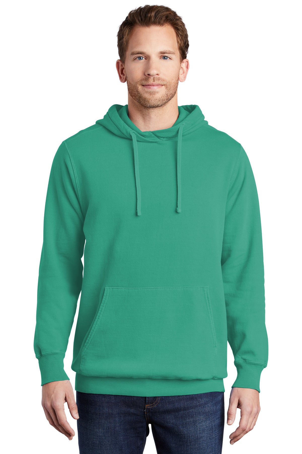 Port & Company   Beach Wash   Garment-Dyed Pullover Hooded Sweatshirt. PC098H