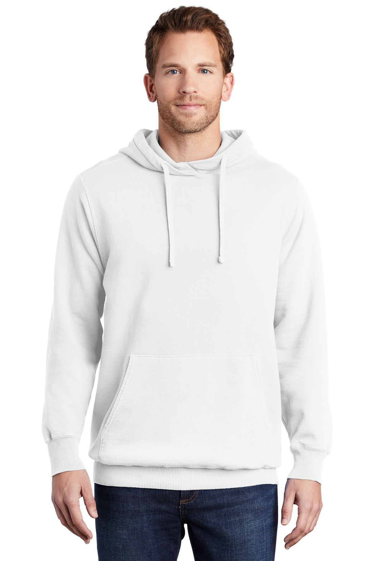 Port & Company   Beach Wash   Garment-Dyed Pullover Hooded Sweatshirt. PC098H