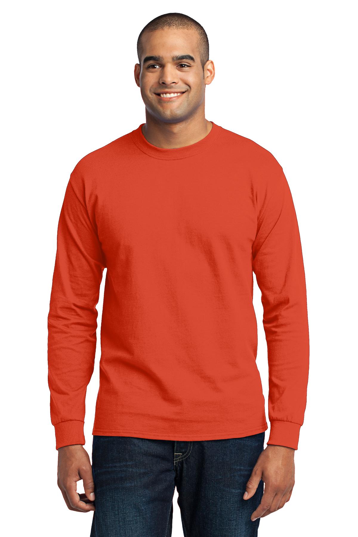 Port & Company   - Long Sleeve Core Blend Tee. PC55LS