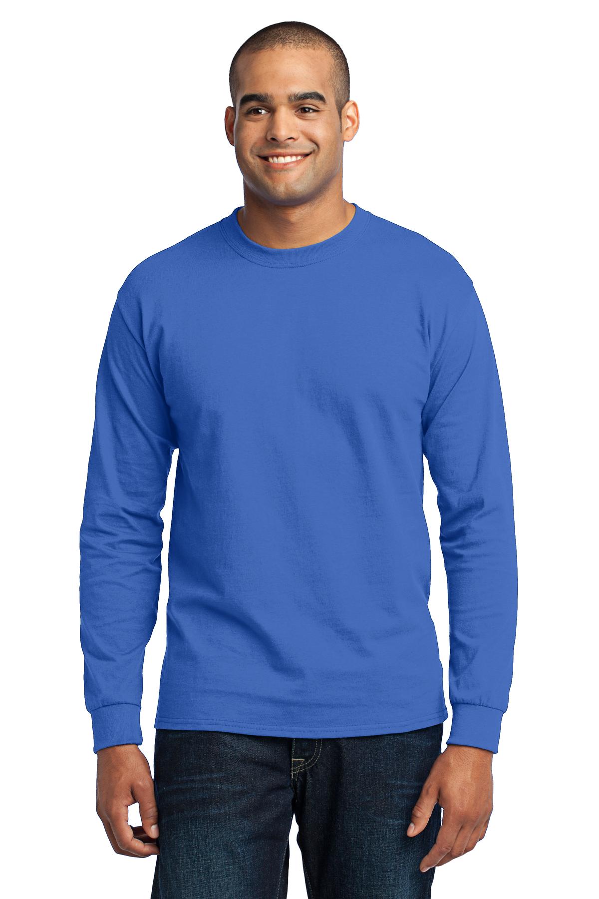 Port & Company   - Long Sleeve Core Blend Tee. PC55LS